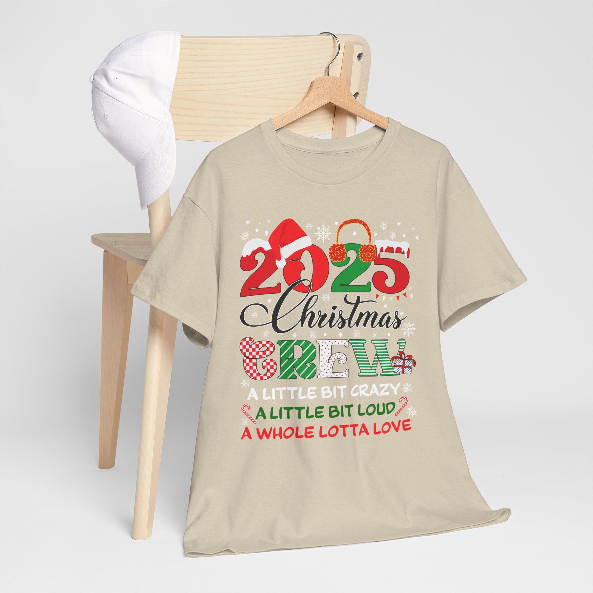 Christmas Crew 2025 Unisex Cotton Tee