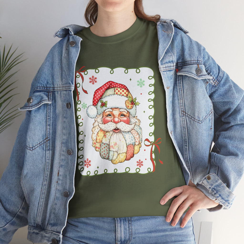 Santa Vintage Unisex Cotton Tee