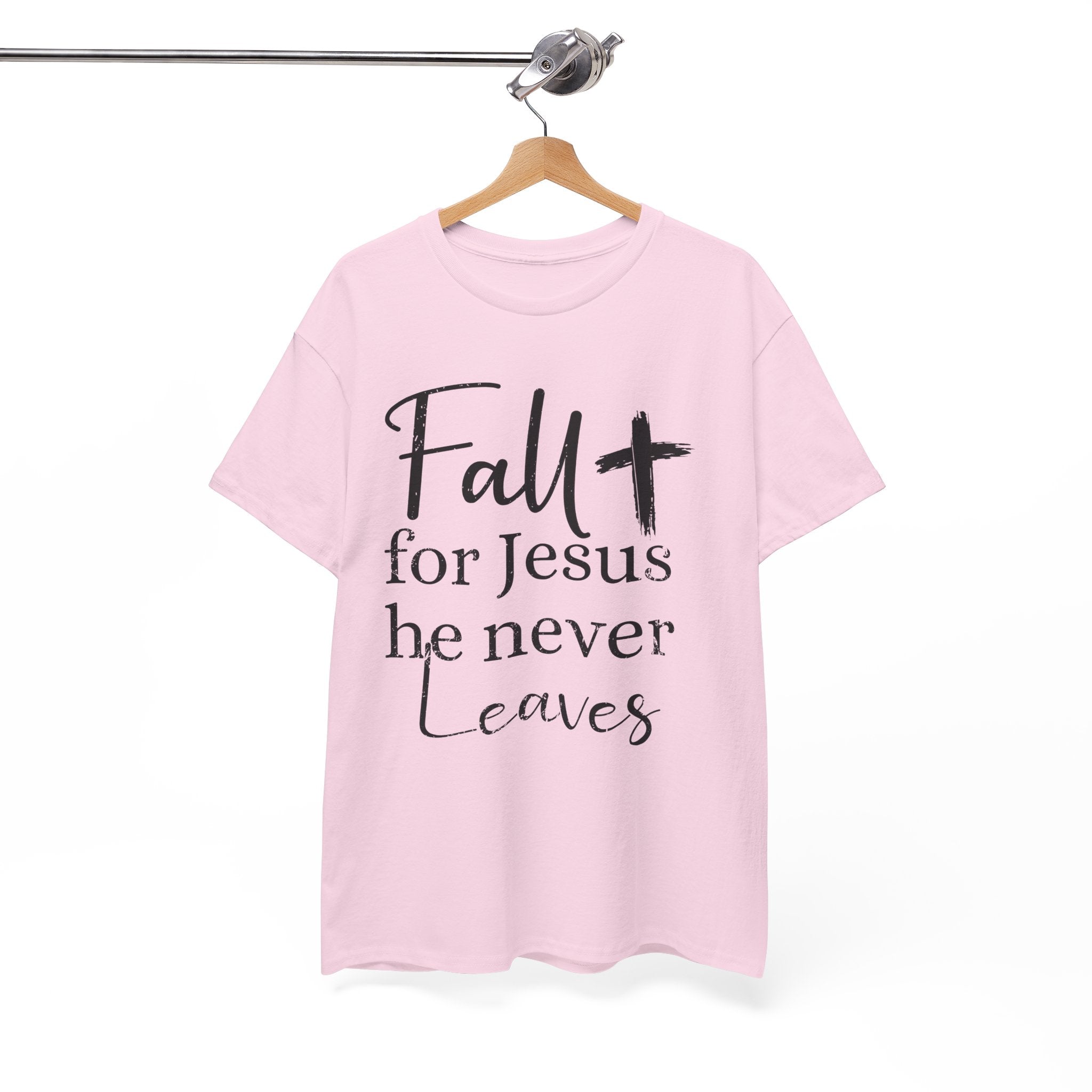 Fall for Jesus Pumpkin Church Unisex Cotton T-Shirt