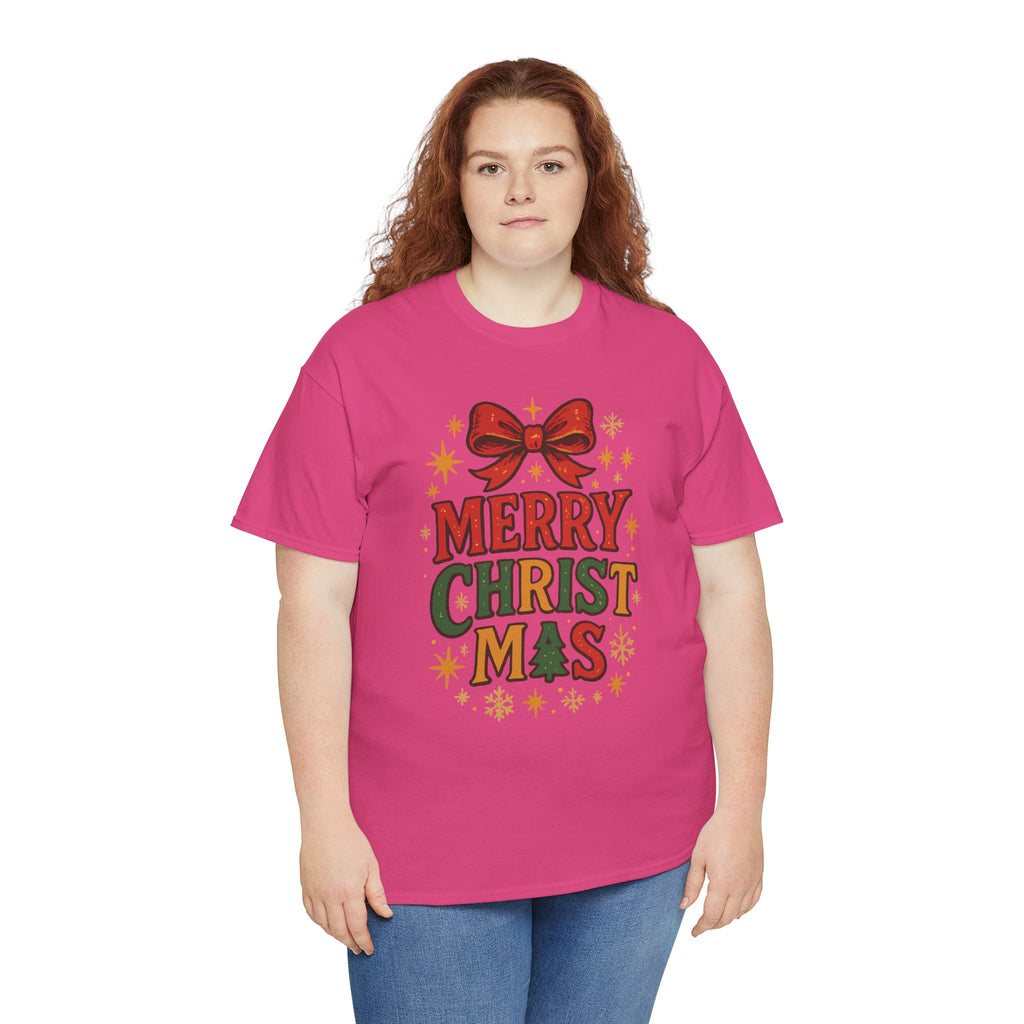 Merry Christmas Unisex Cotton Tee