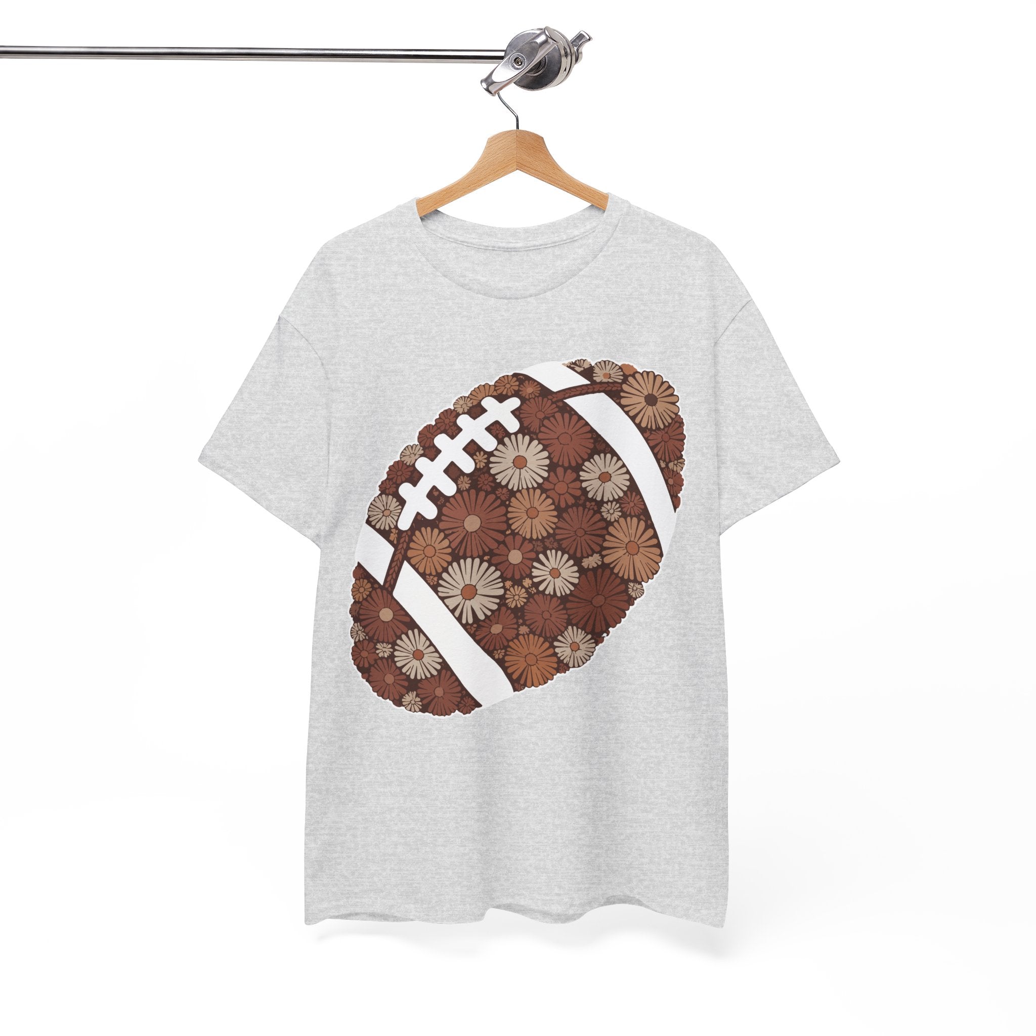 Game Day Touch Down Football Tee — Helmets, Flags & Cheer Icons Unisex Cotton Tee