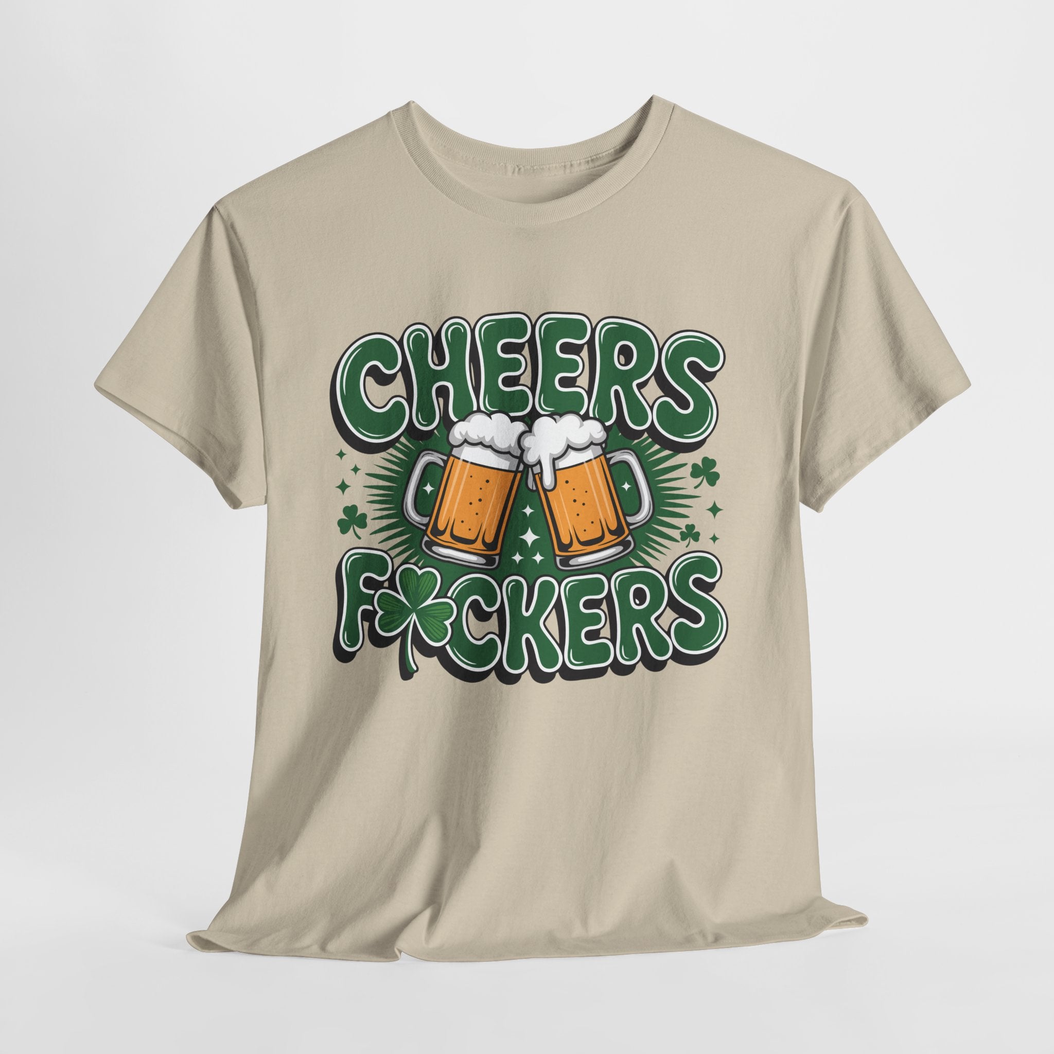 Cheers Fockers Beer Clinking Mugs Unisex Cotton T-Shirt