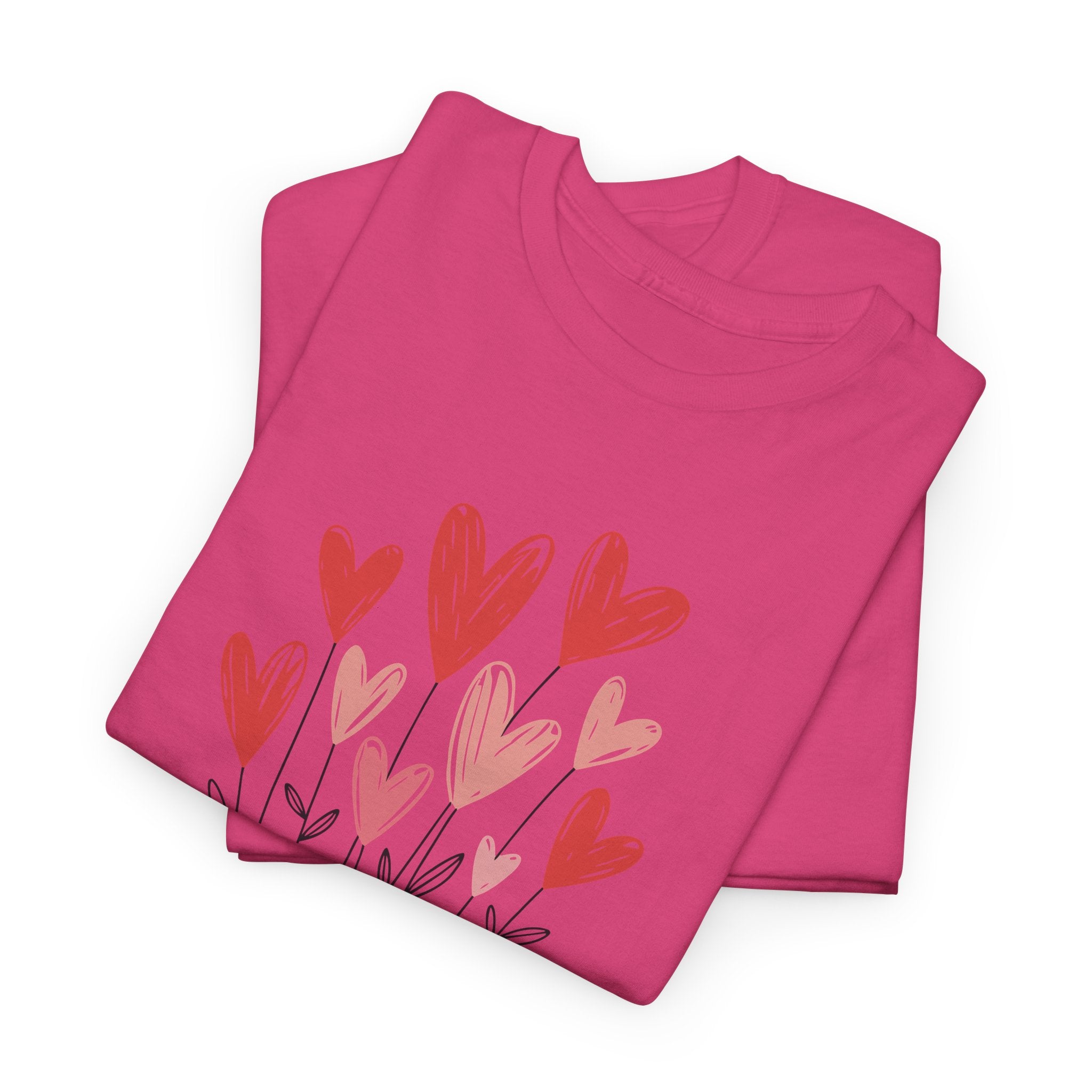 Christian Valentine T-Shirt — "Love Never Fails" (1 Corinthians 13:8) Unisex Cotton Tee