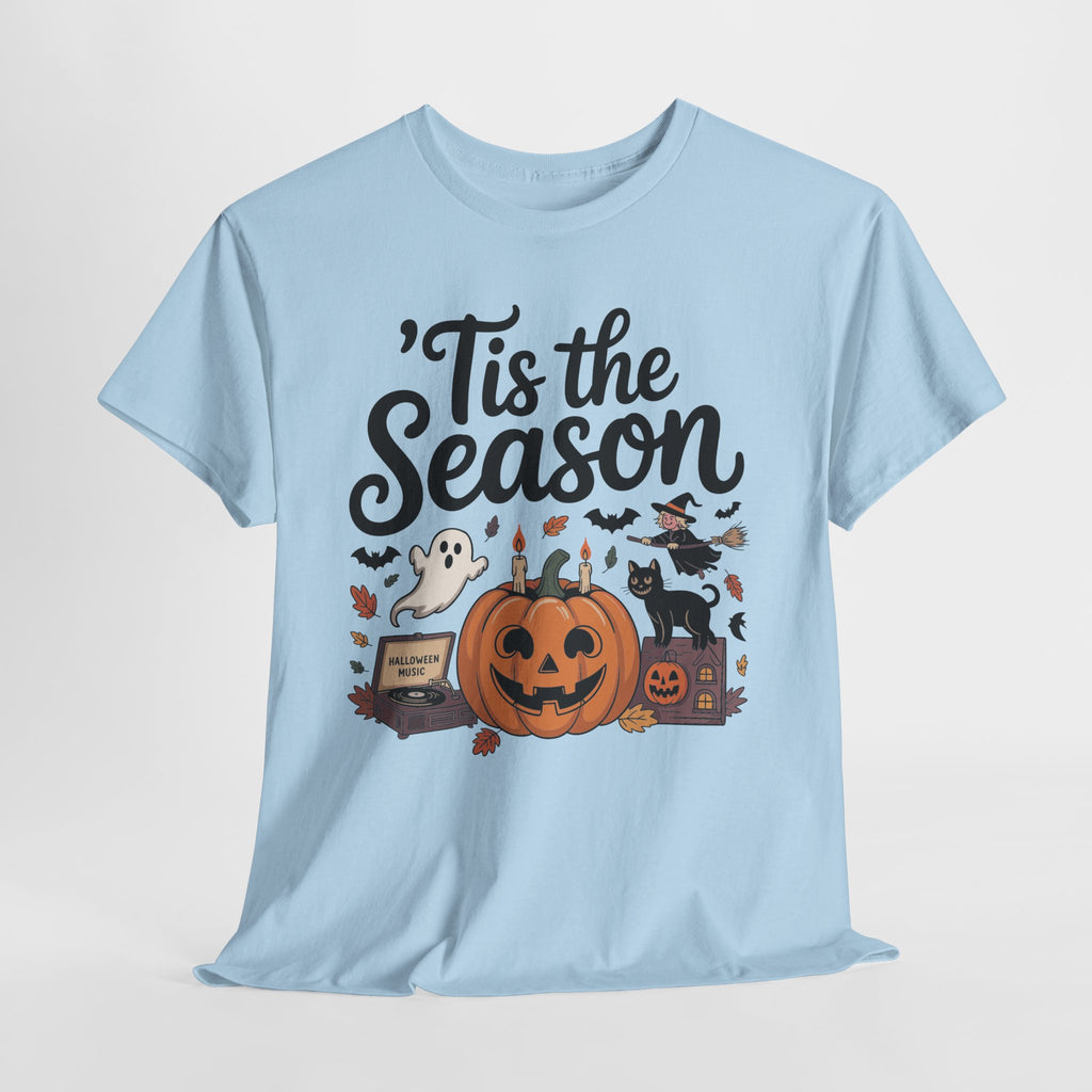 Holiday Season Unisex Cotton T-Shirt - Tis the Season Design