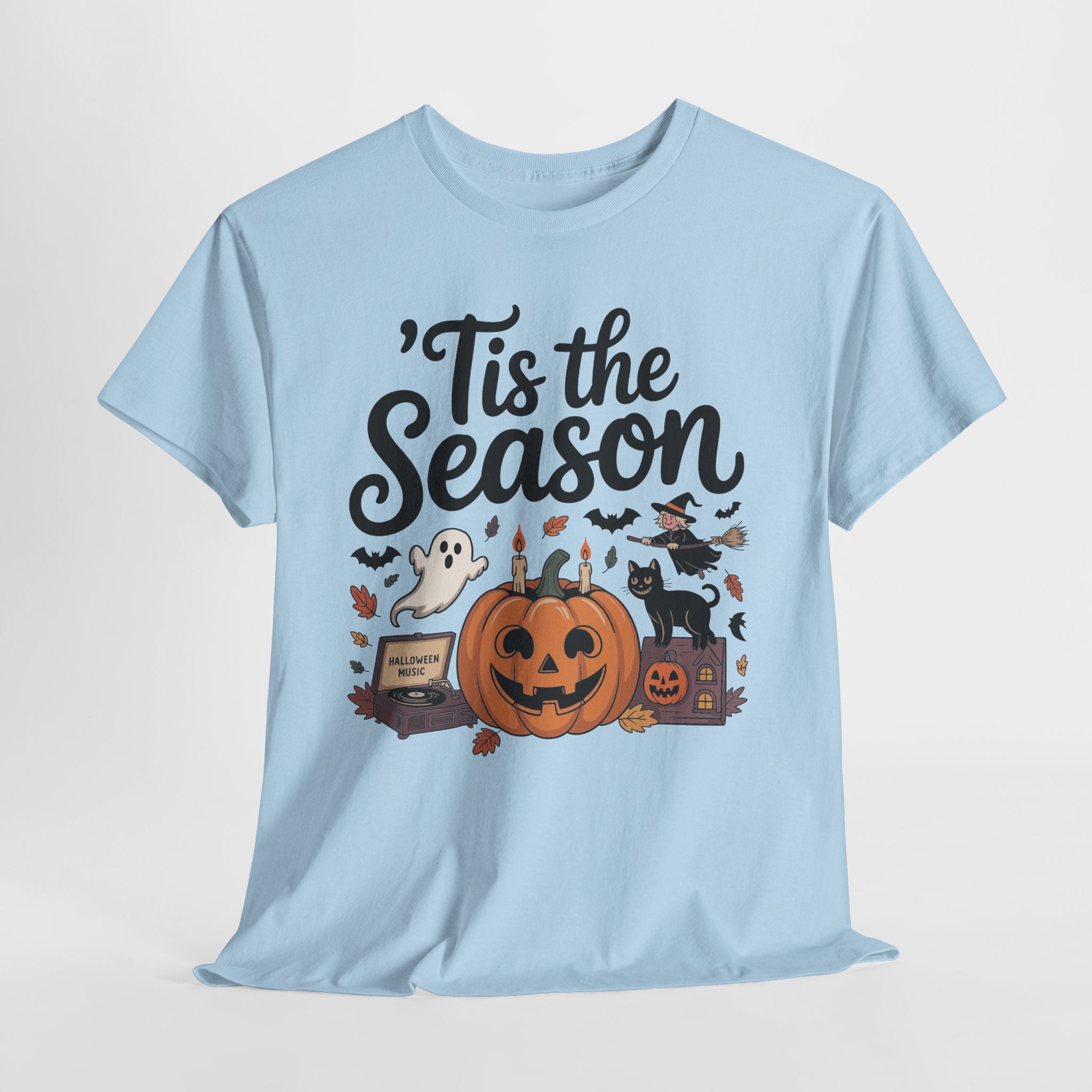 Holiday Season Unisex Cotton T-Shirt - Tis the Season Design