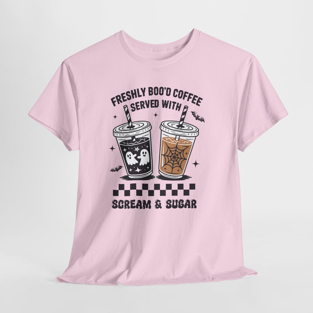 Halloween Iced Coffee Unisex Cotton Tee