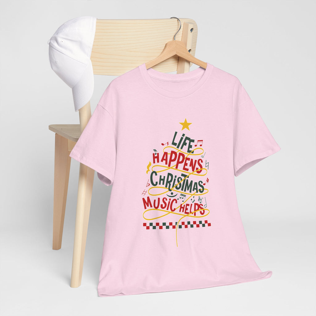 Christmas Music Tree Unisex Cotton Tee