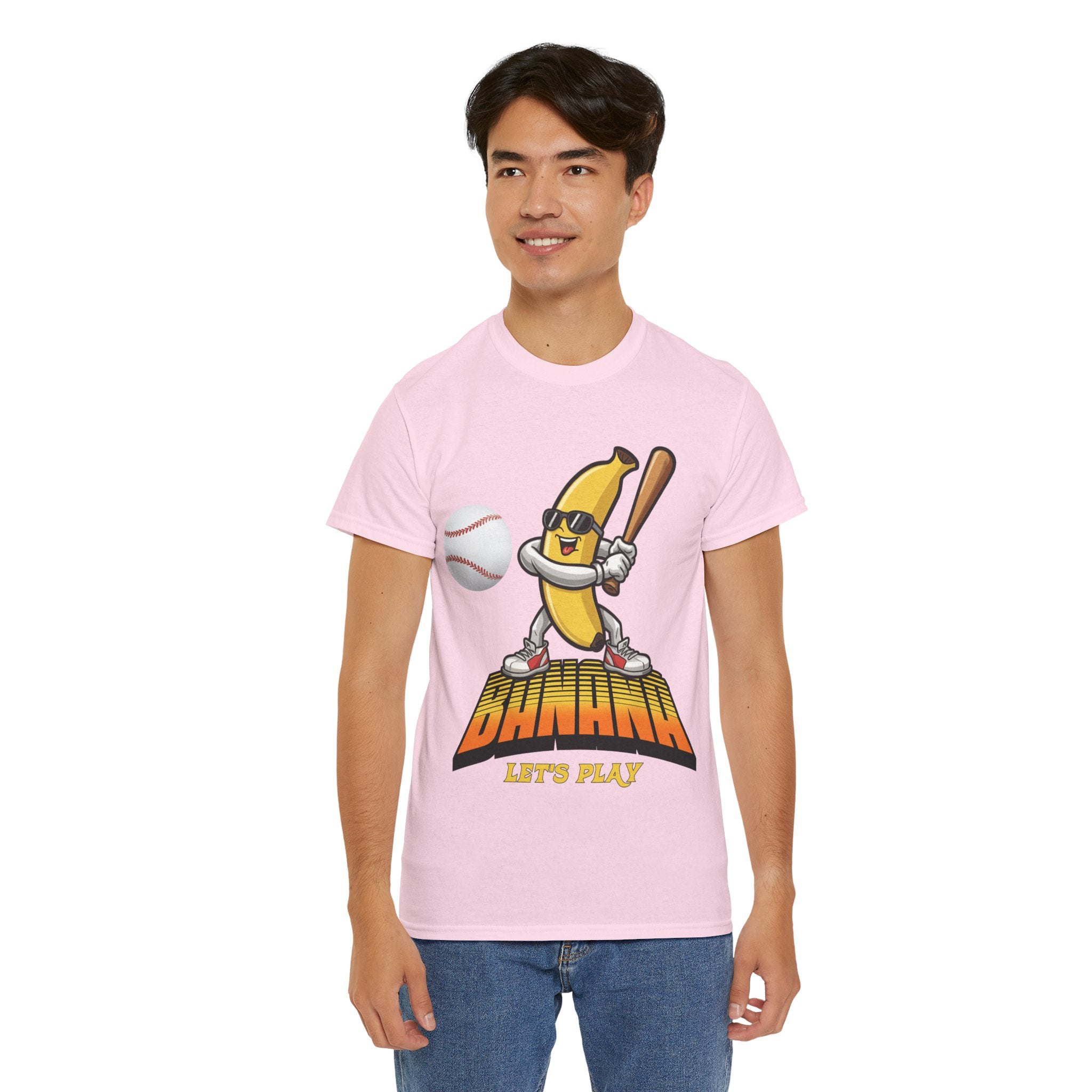 Banana Playing Baseball Tee
