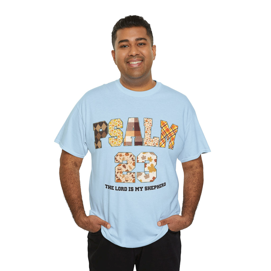 Psalm 23 Patchwork Unisex Cotton Tee