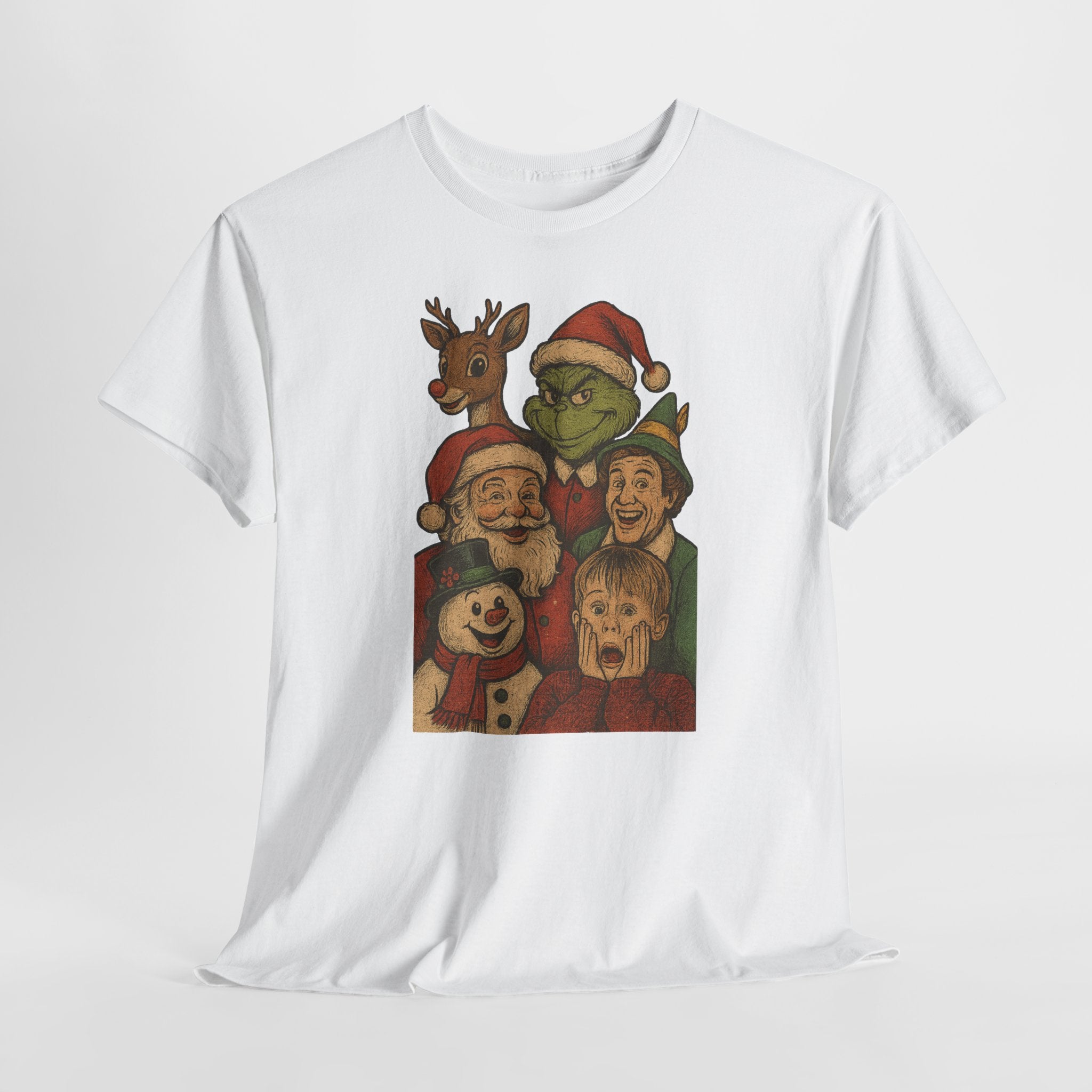 Christmas Icon Vintage Unisex Cotton Tee