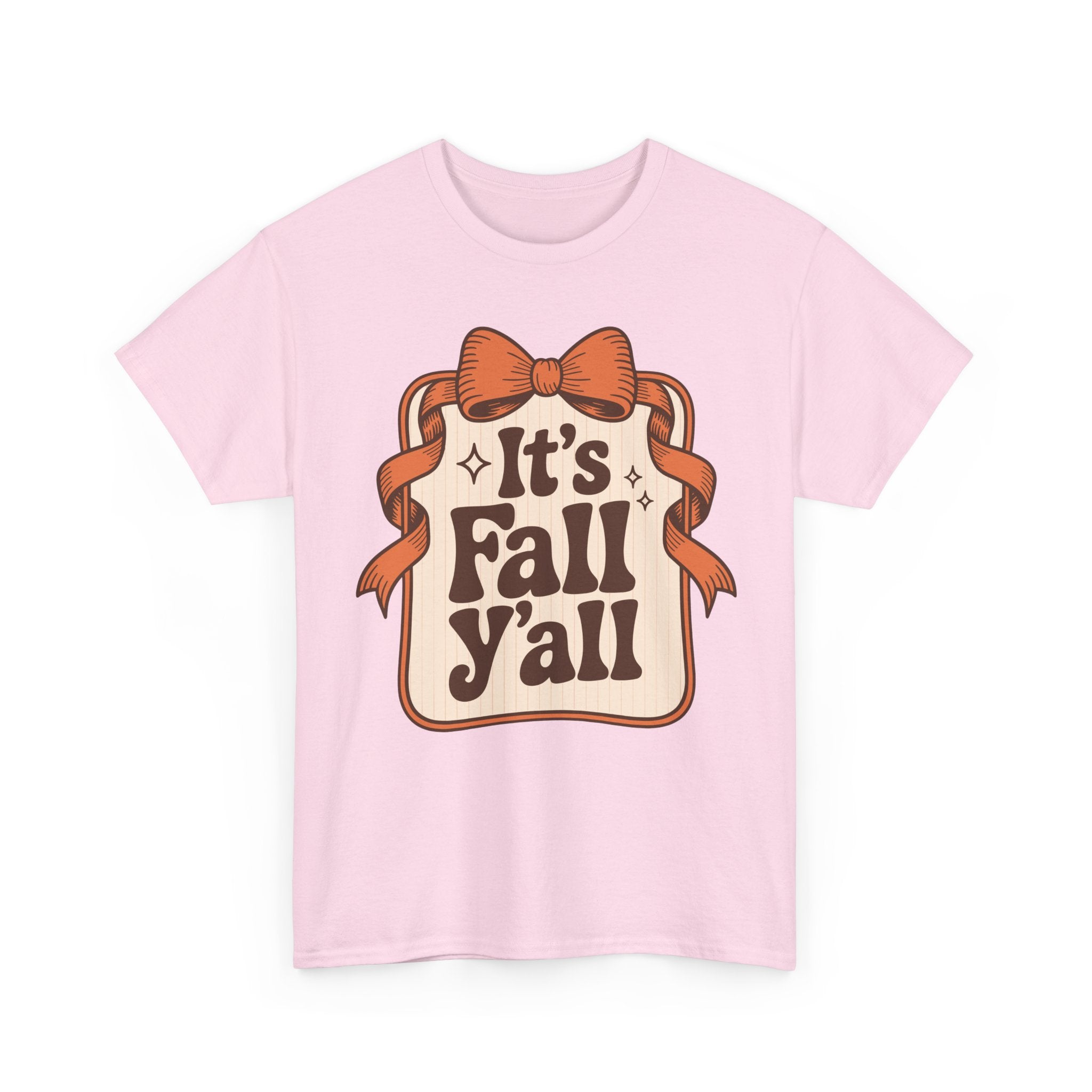 It’s Fall Y’all Autumn Ribbon Unisex Cotton Tee