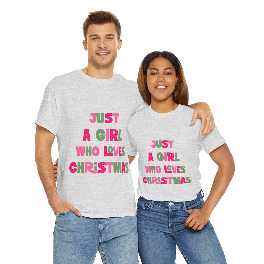 Christmas Text Unisex Cotton Tee