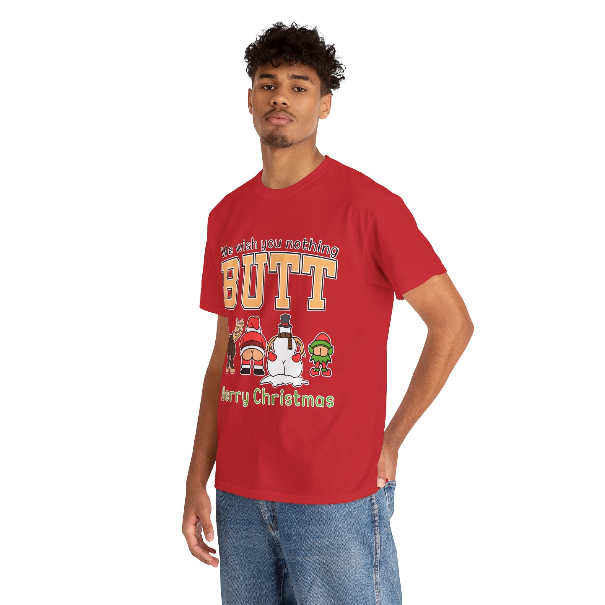 Christmas Butts Unisex Cotton Tee