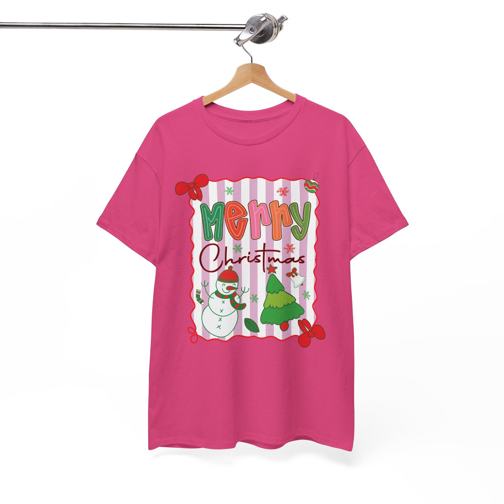 Christmas Snowman Unisex Cotton Tee