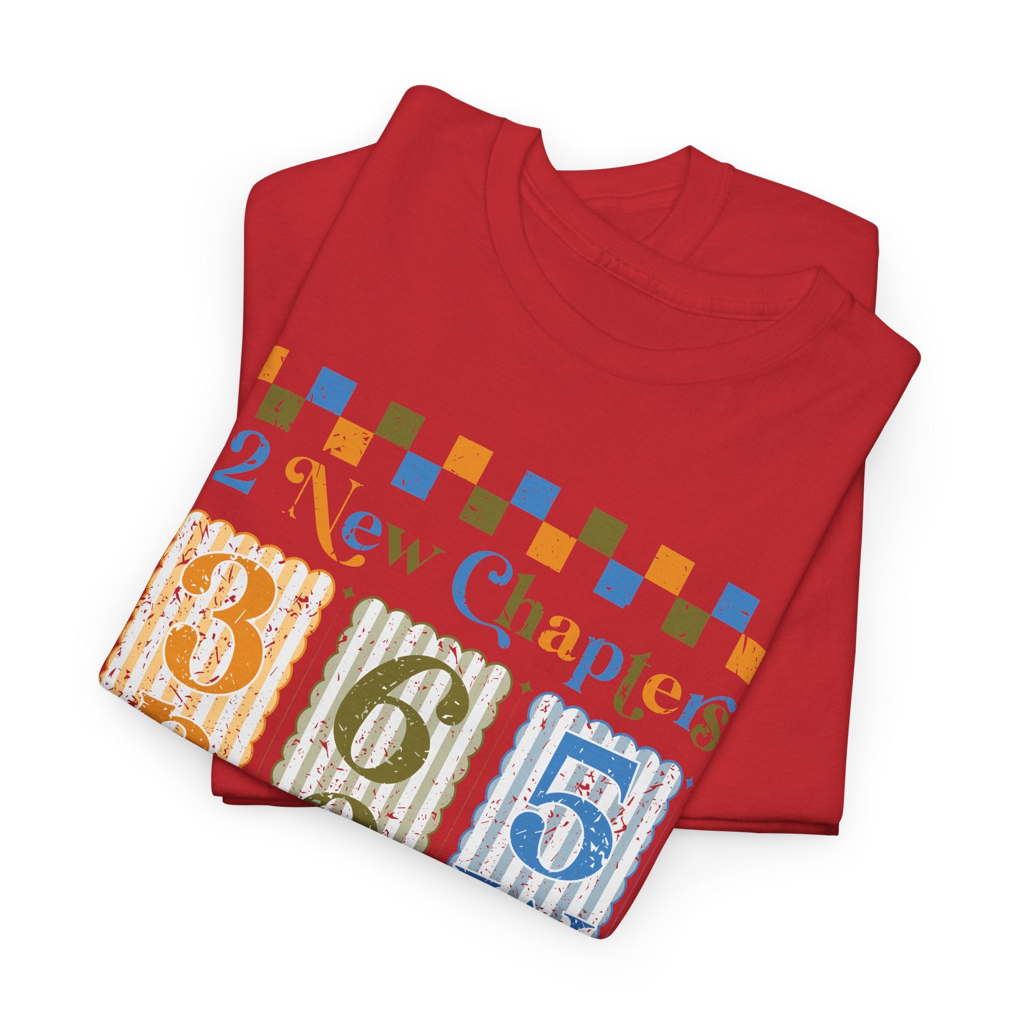 12 New Chapters 365 New Chances Vintage Tee — Fresh Start Inspirational Unisex Cotton Tee