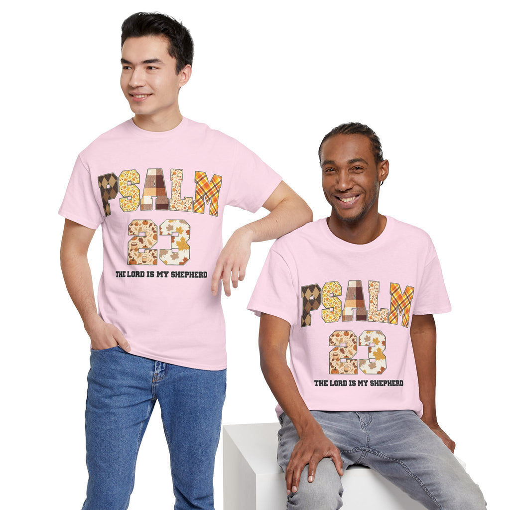 Psalm 23 Patchwork Unisex Cotton Tee