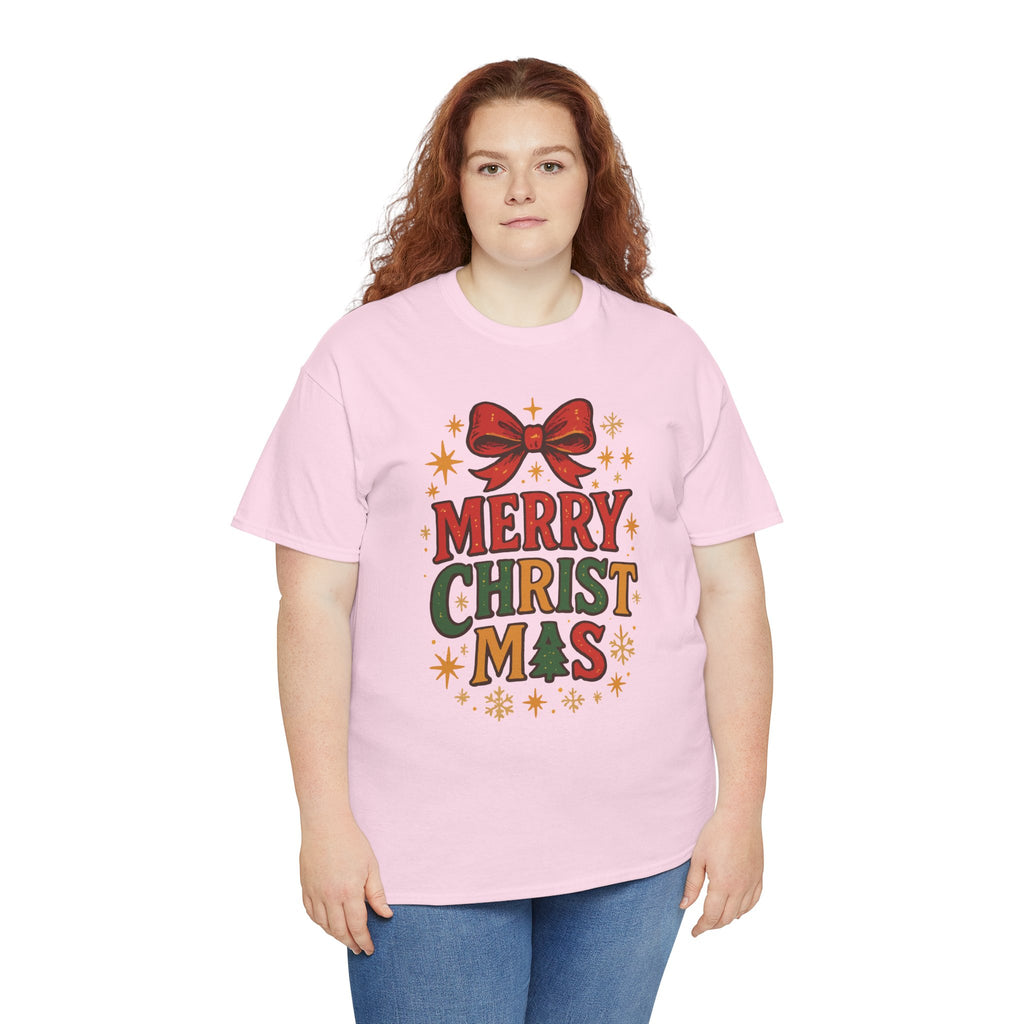 Merry Christmas Unisex Cotton Tee