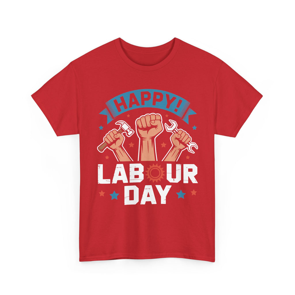 Happy US Labour Day Unisex Heavy Cotton T-Shirt