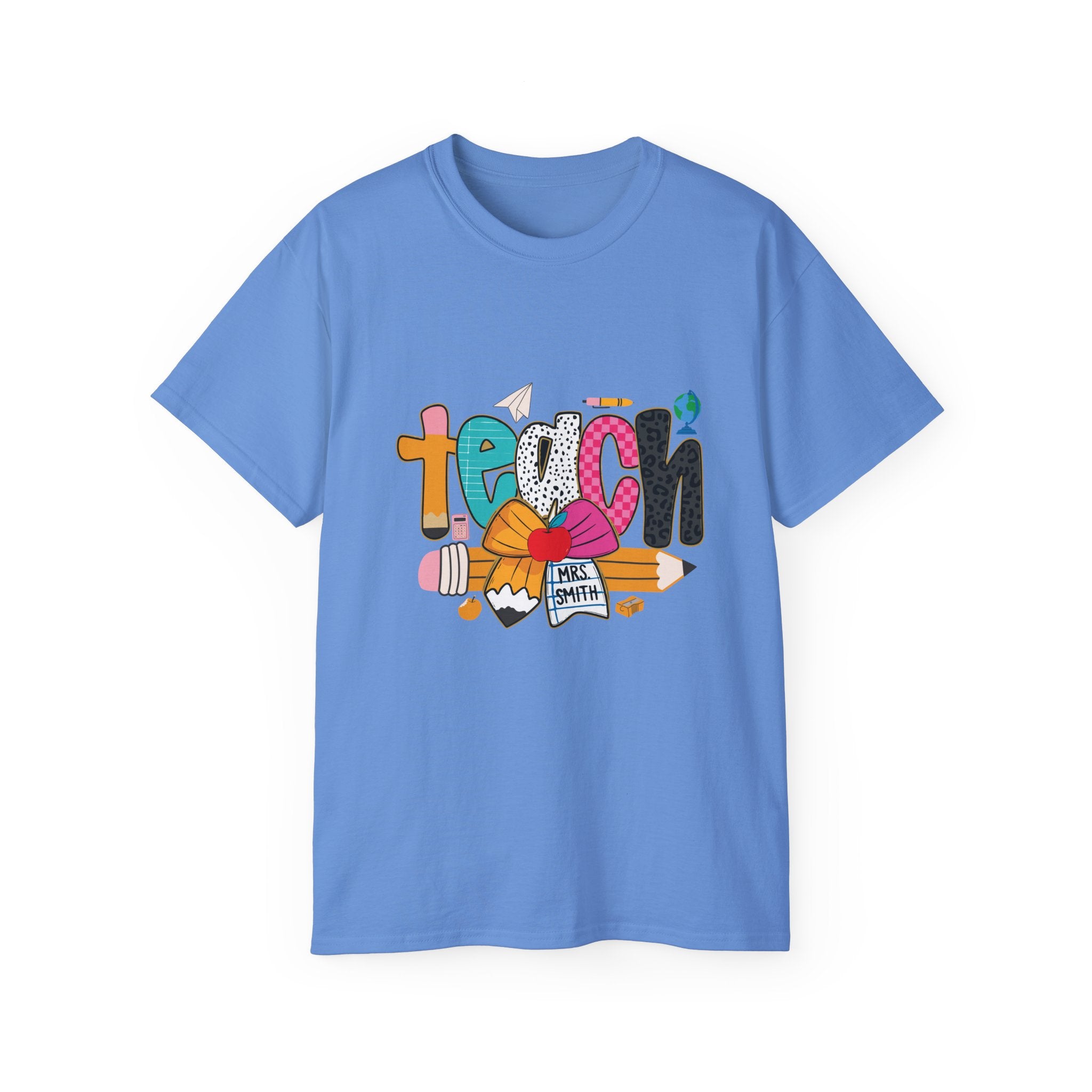 Colorful Teach Graphic Tee for Educators