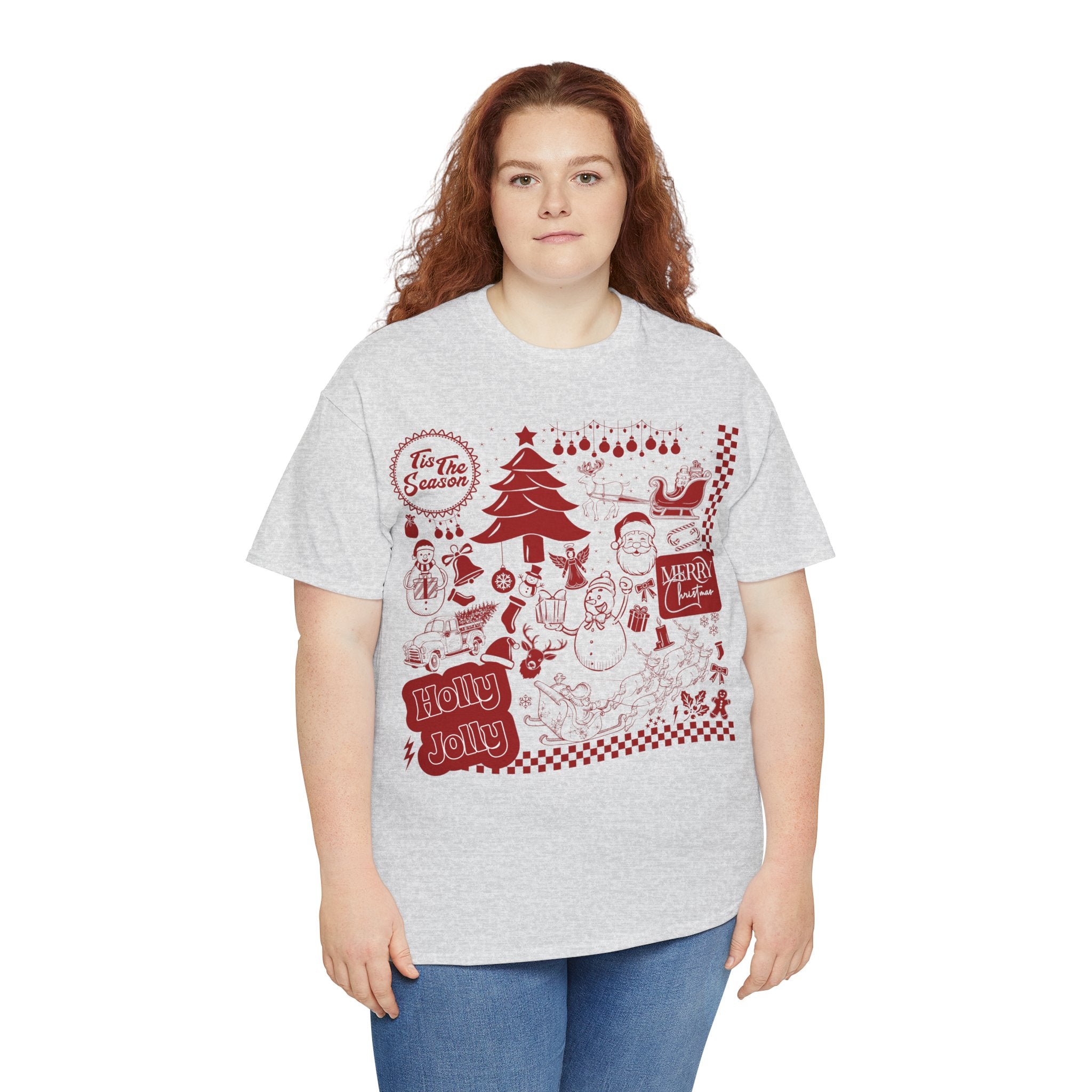 Christmas Festive Unisex Cotton T-shirt