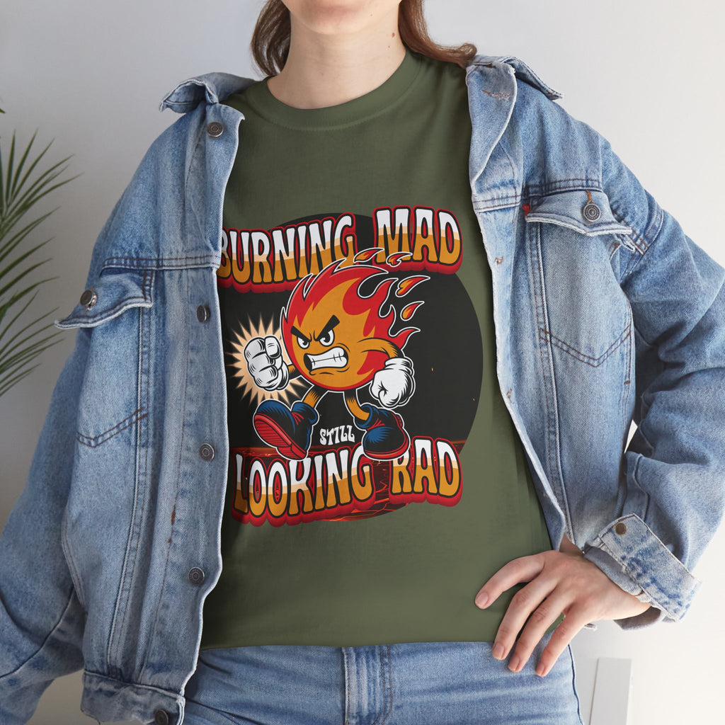 Burning Mad Looking Rad Unisex Tee