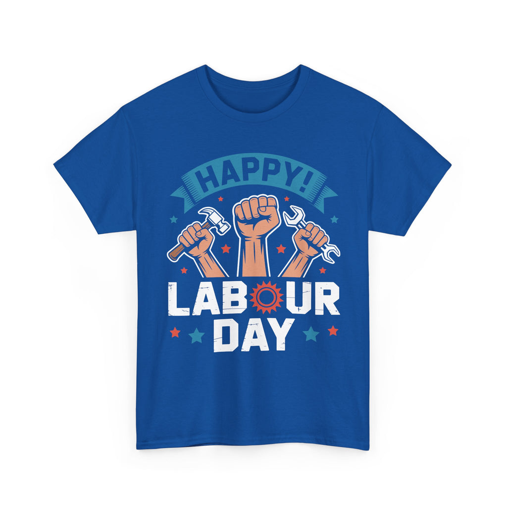 Happy US Labour Day Unisex Heavy Cotton T-Shirt
