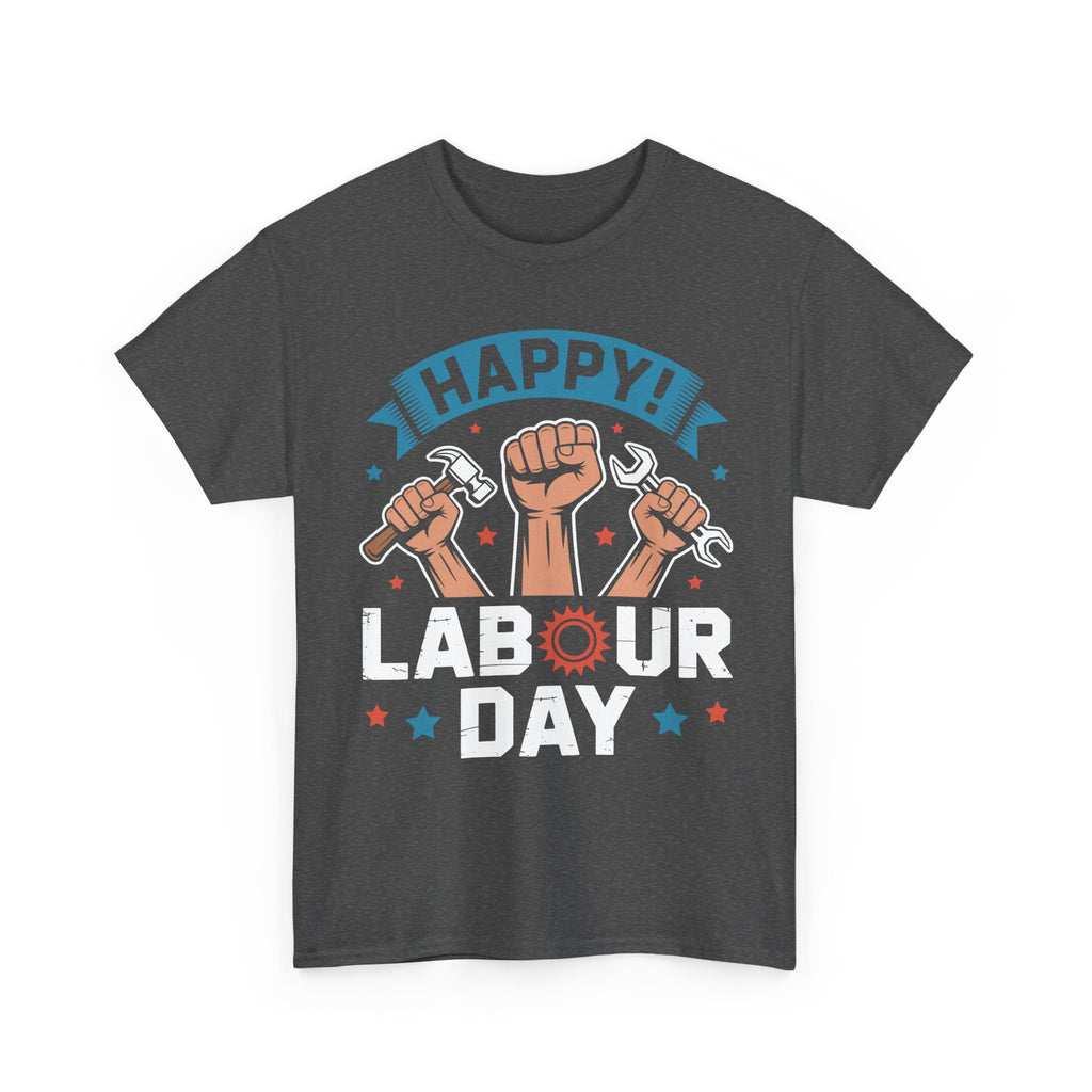 Happy US Labour Day Unisex Heavy Cotton T-Shirt