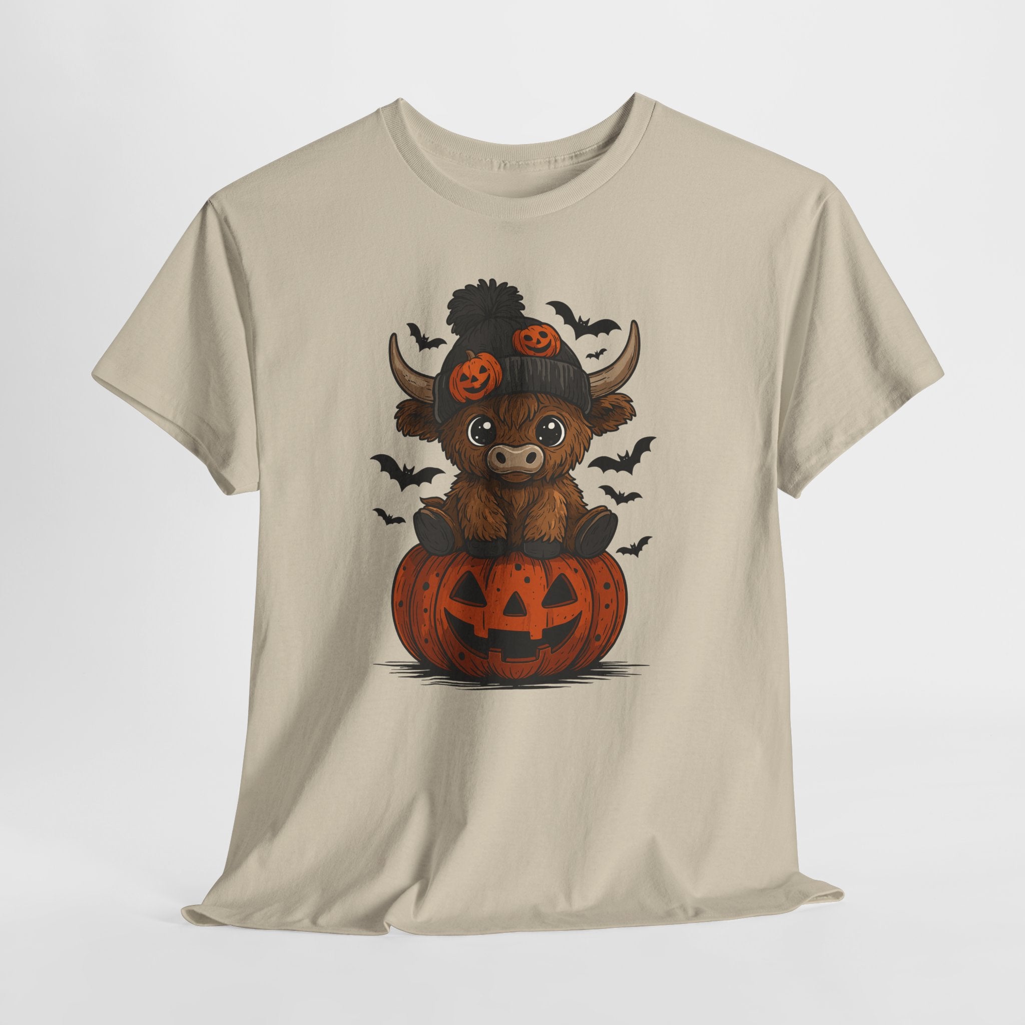 Halloween Cow Unisex Cotton Tshirt