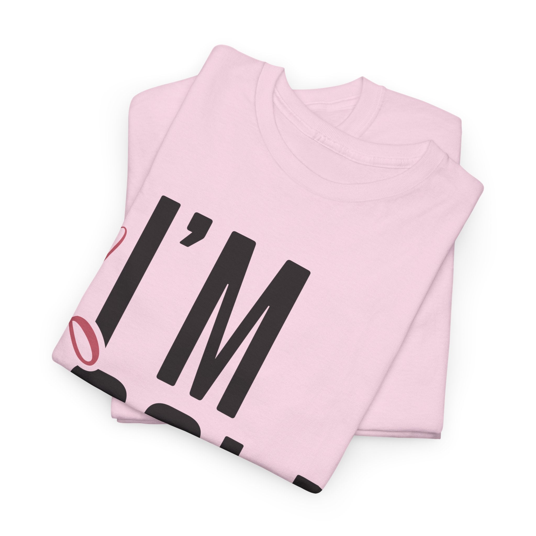 Pink Script Minimalist Unisex Cotton Tee