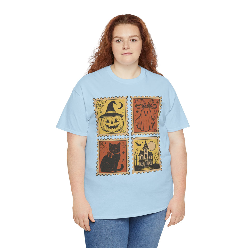 Halloween Stamp Collection Unisex Cotton Tee