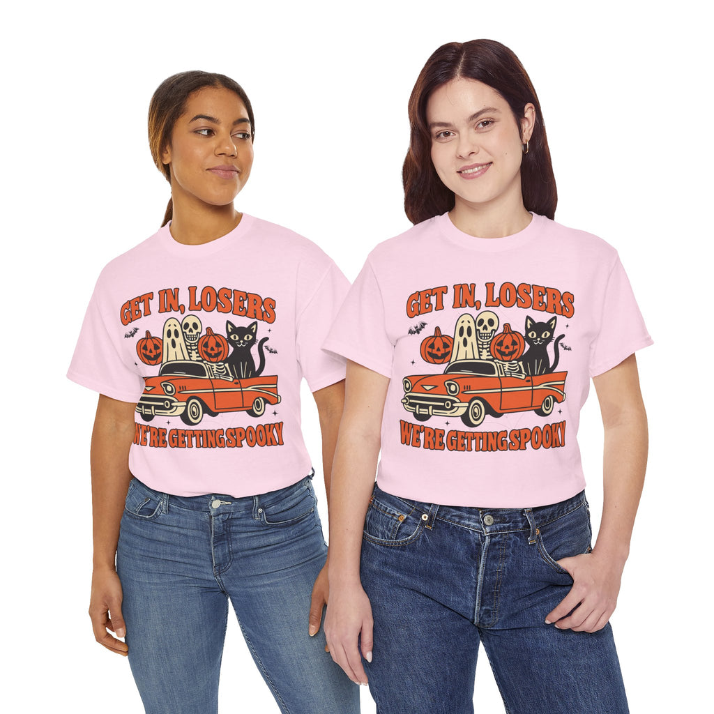 Halloween Skeleton Pumpkin Black Cat Unisex Cotton Tee