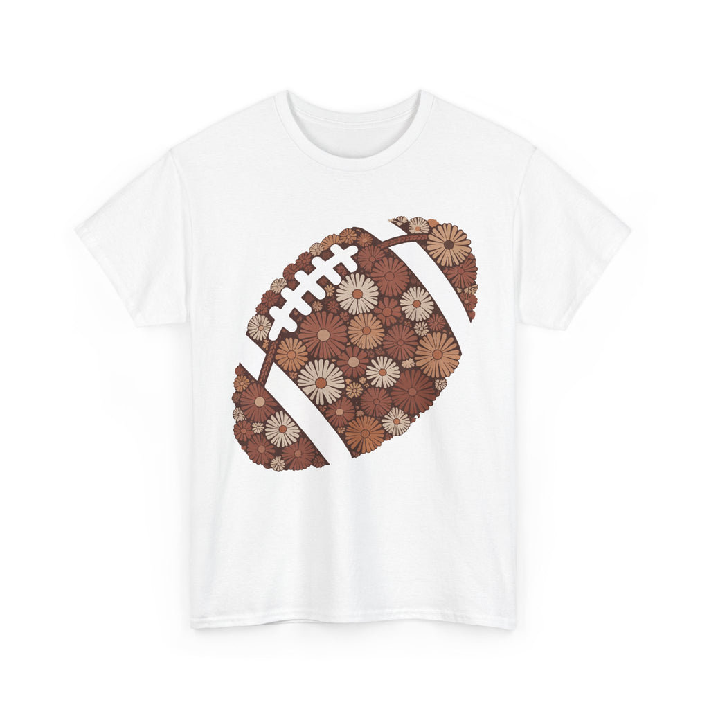 Game Day Touch Down Football Tee — Helmets, Flags & Cheer Icons Unisex Cotton Tee