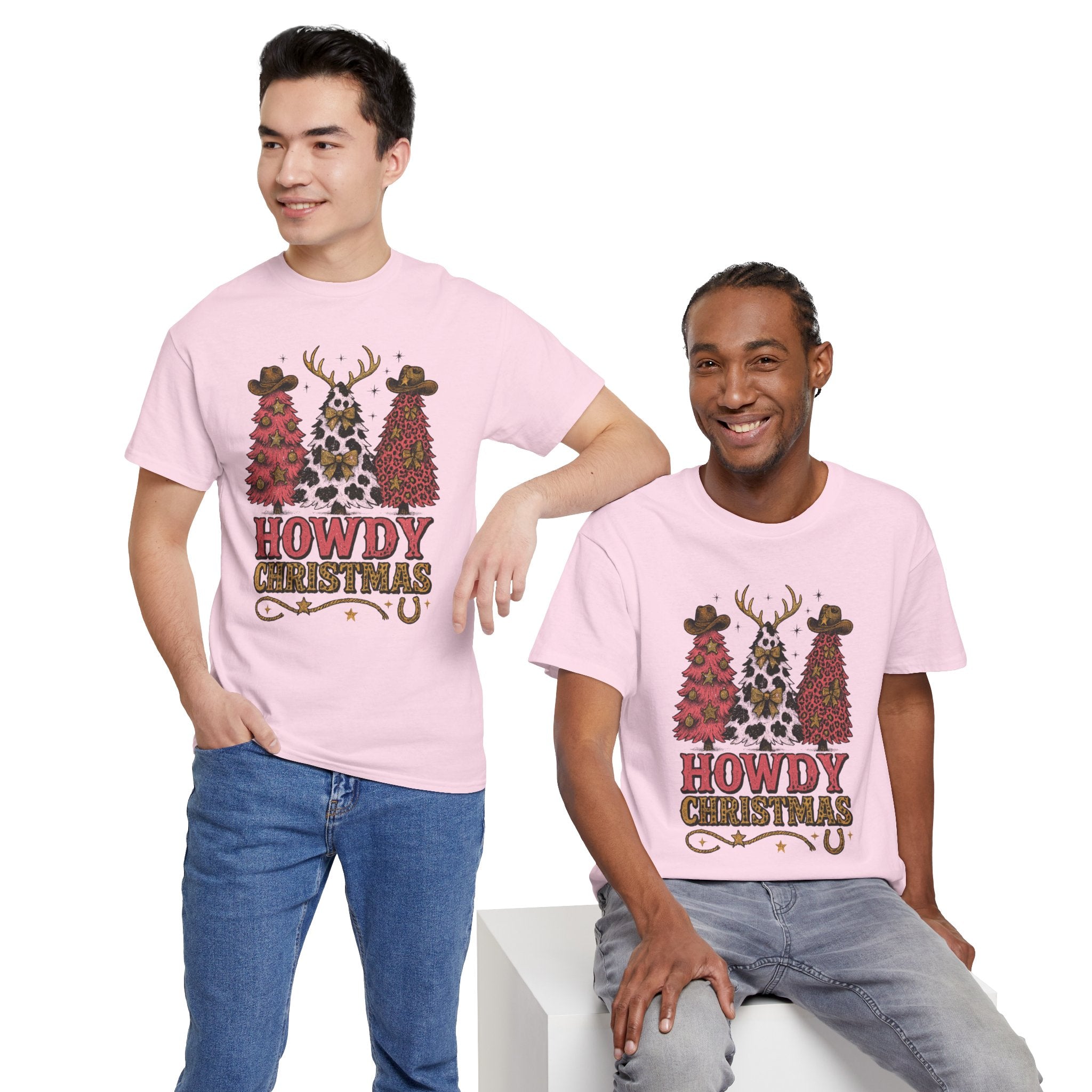 Western Christmas Unisex Cotton Tee