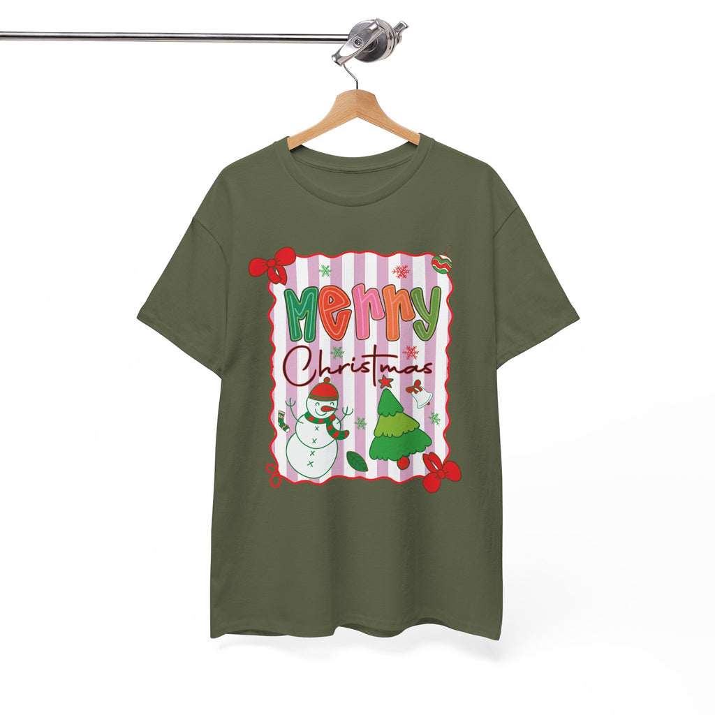 Christmas Snowman Unisex Cotton Tee
