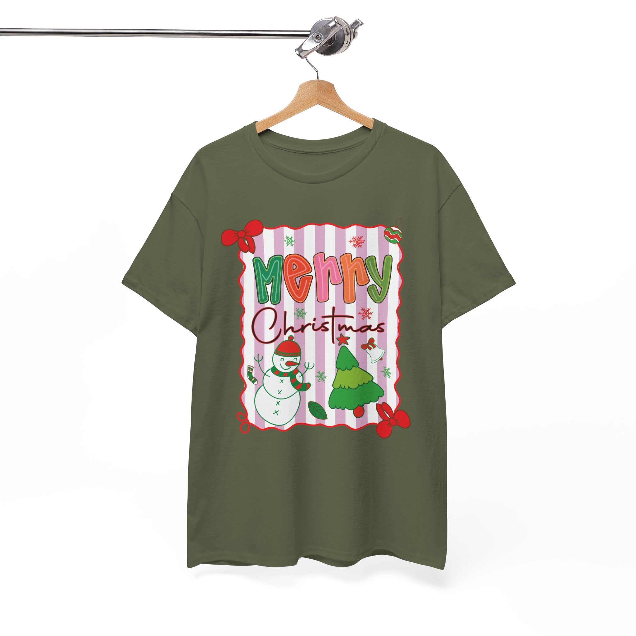 Christmas Snowman Unisex Cotton Tee