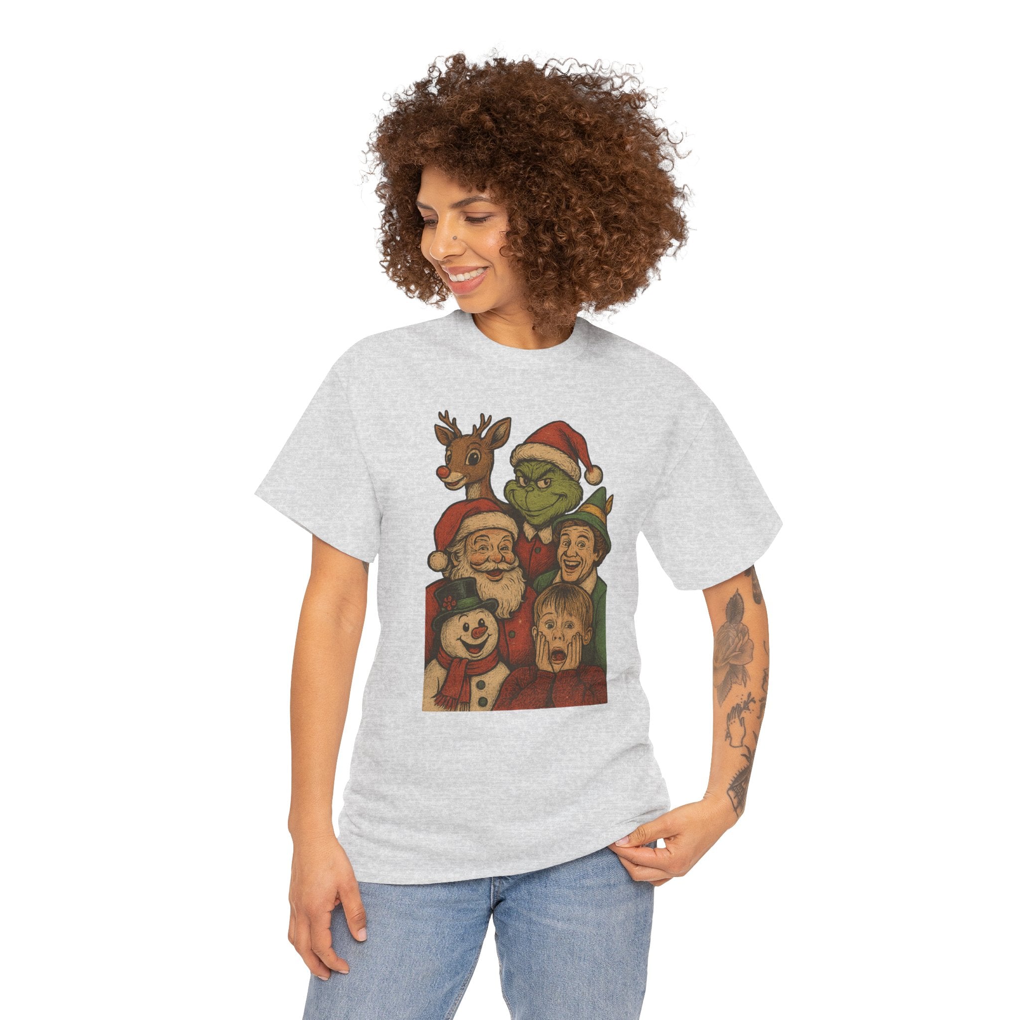 Christmas Icon Vintage Unisex Cotton Tee