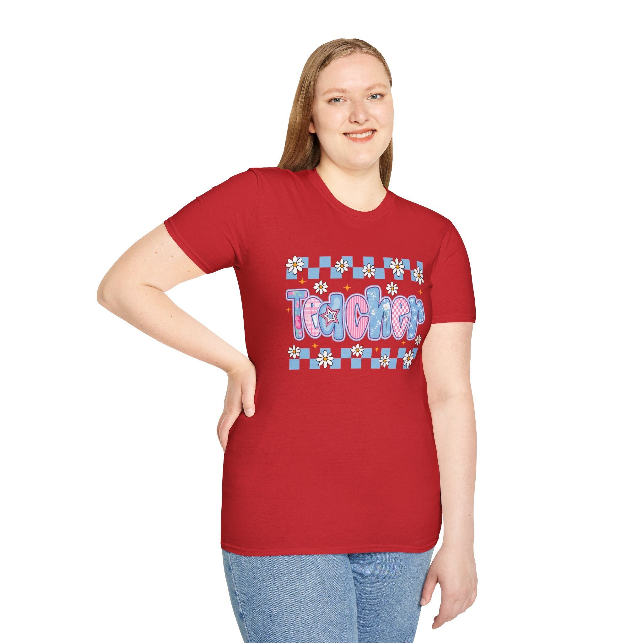 Teacher Vibes Unisex Softstyle T-Shirt