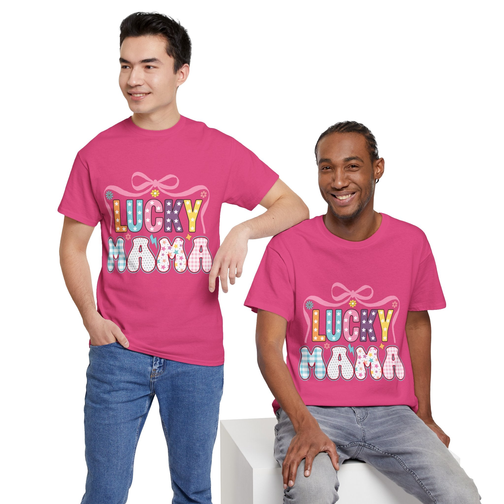 Lucky Mama Unisex Cotton Tee