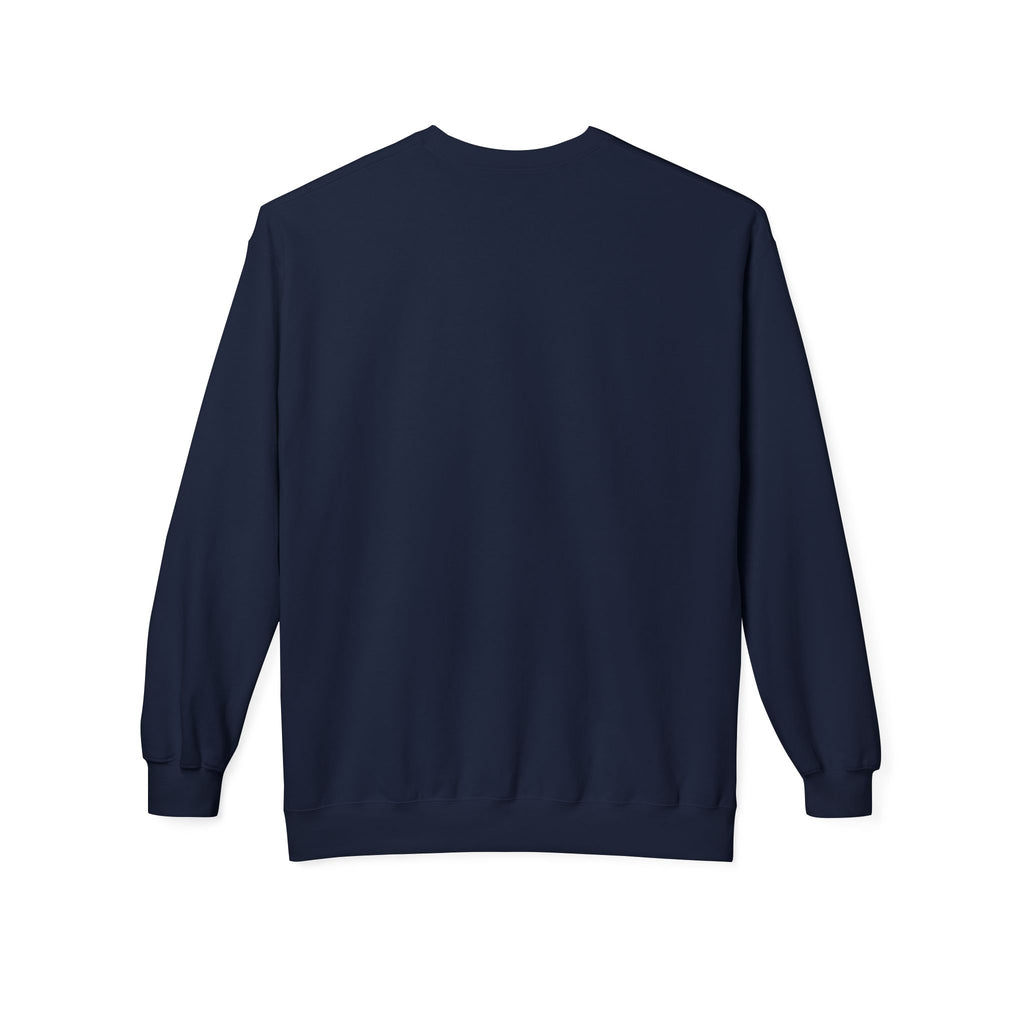 Cute Goose Drinking Fleece Crewneck Sweatshirt- Unisex