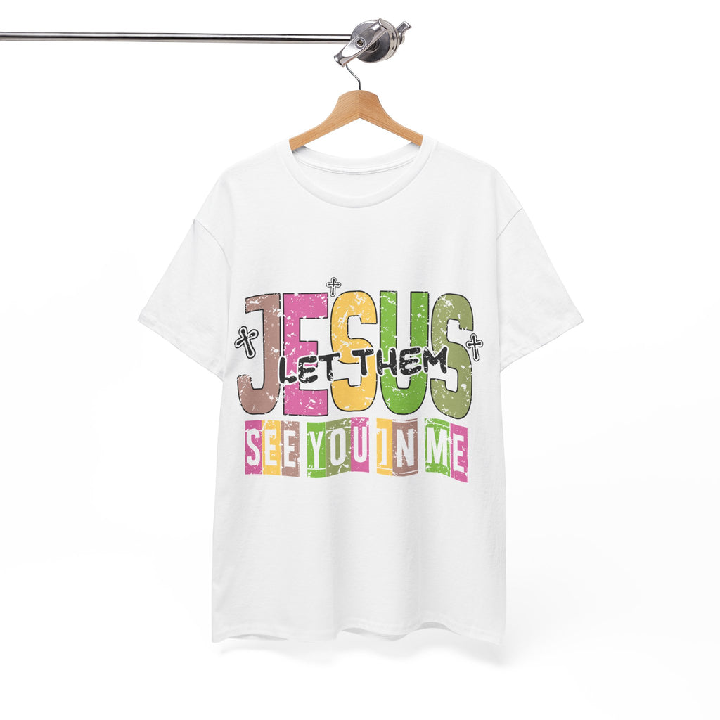 Jesus ‘See You In Me’ Distressed Pastel Unisex Cotton T-Shirt