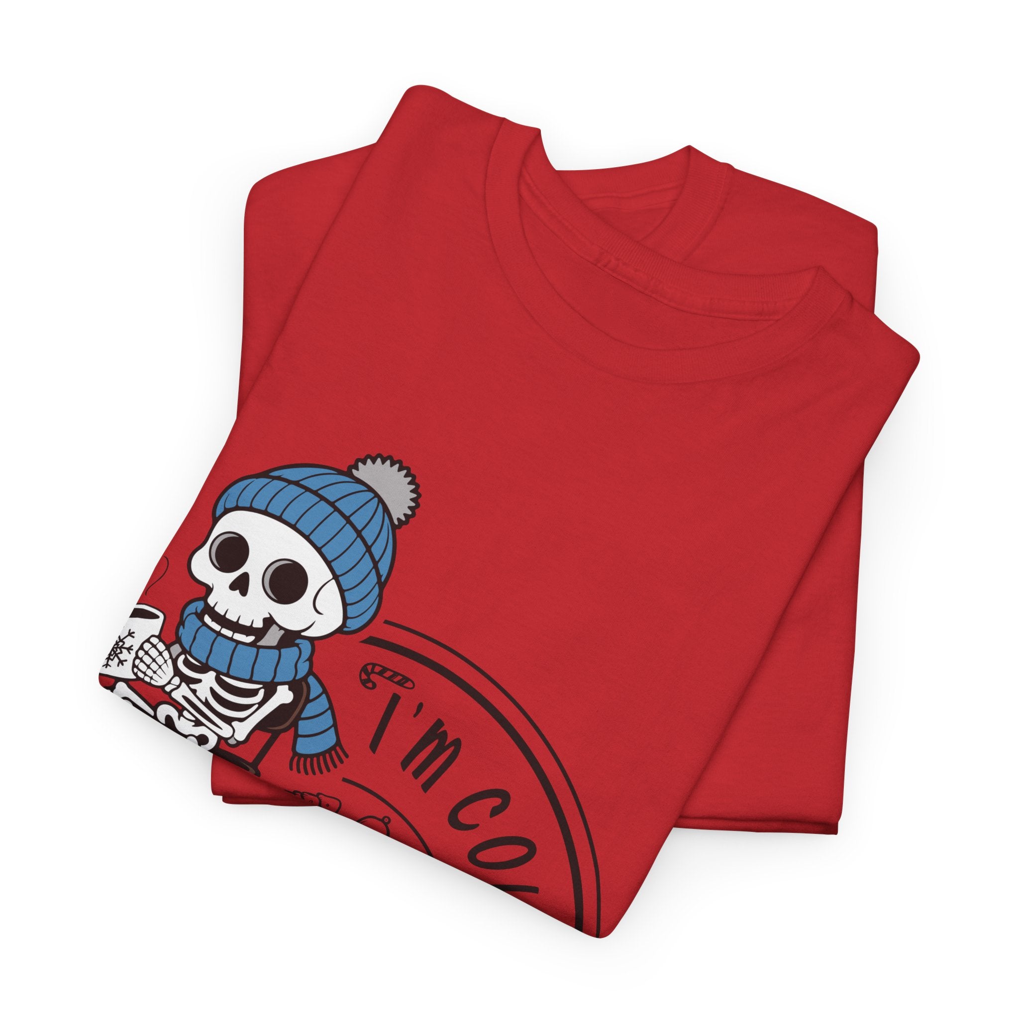 Cozy Skeleton Unisex Cotton Tee