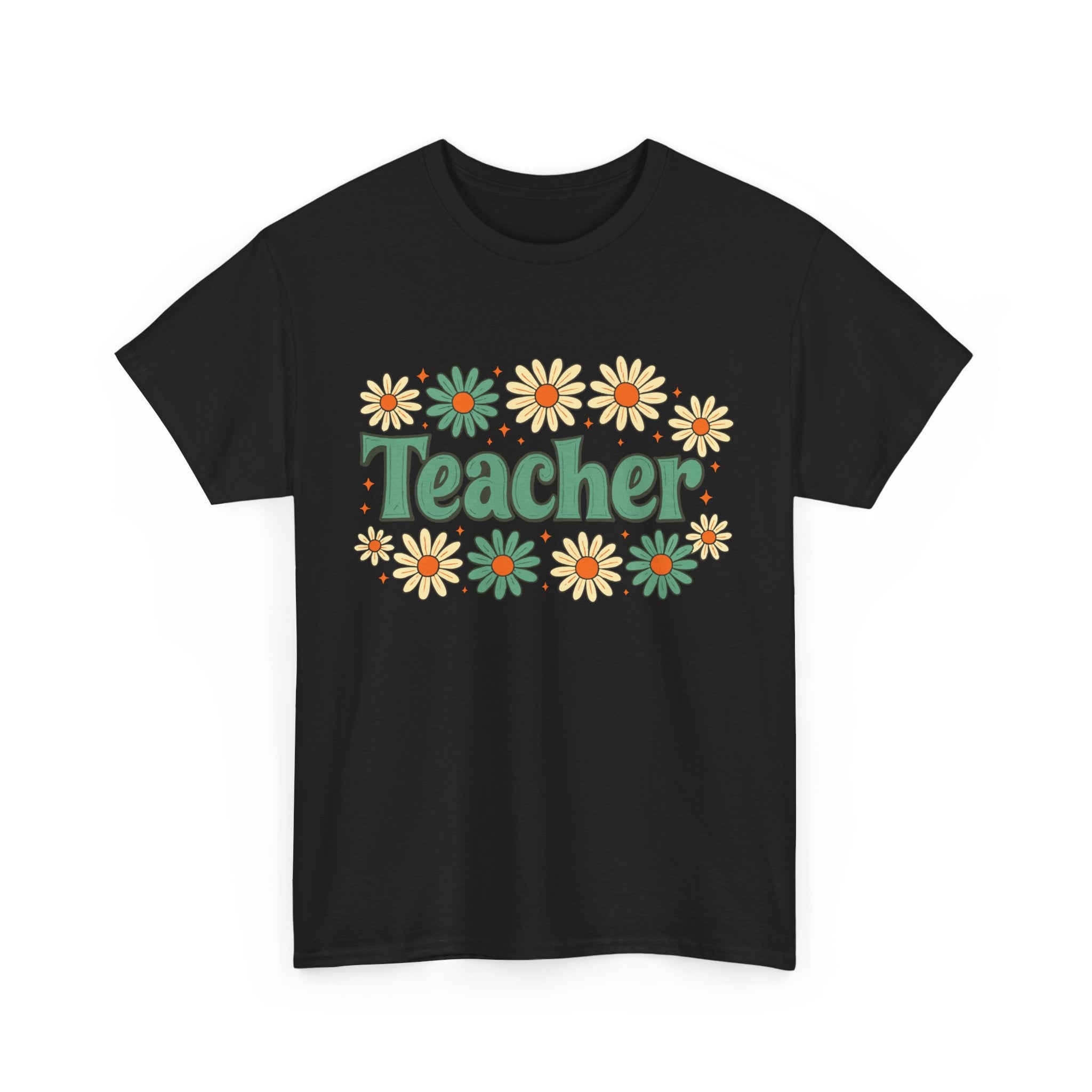 Floral Teacher Tee - Perfect Gift for Educators