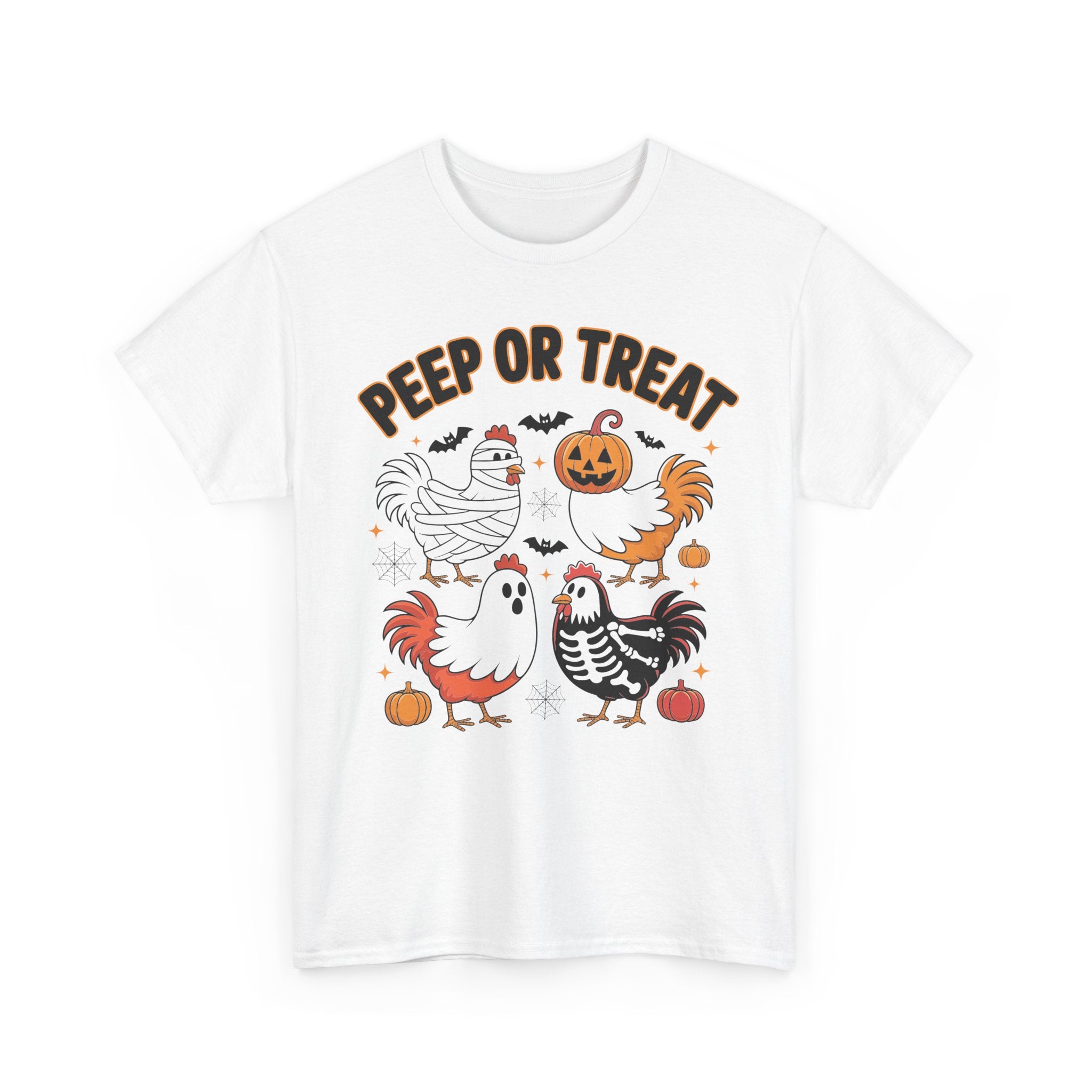 Peep or Treat Halloween Unisex Cotton Tee