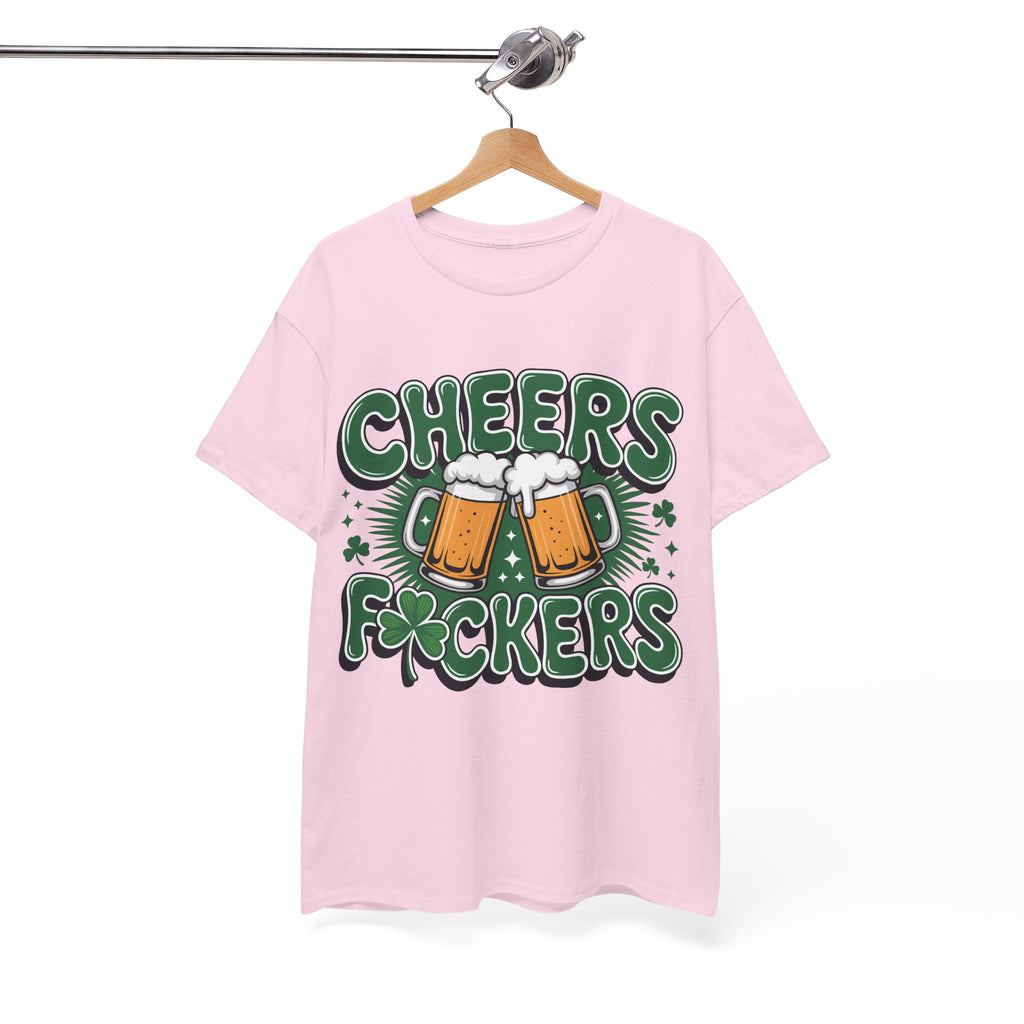 Cheers Fockers Beer Clinking Mugs Unisex Cotton T-Shirt