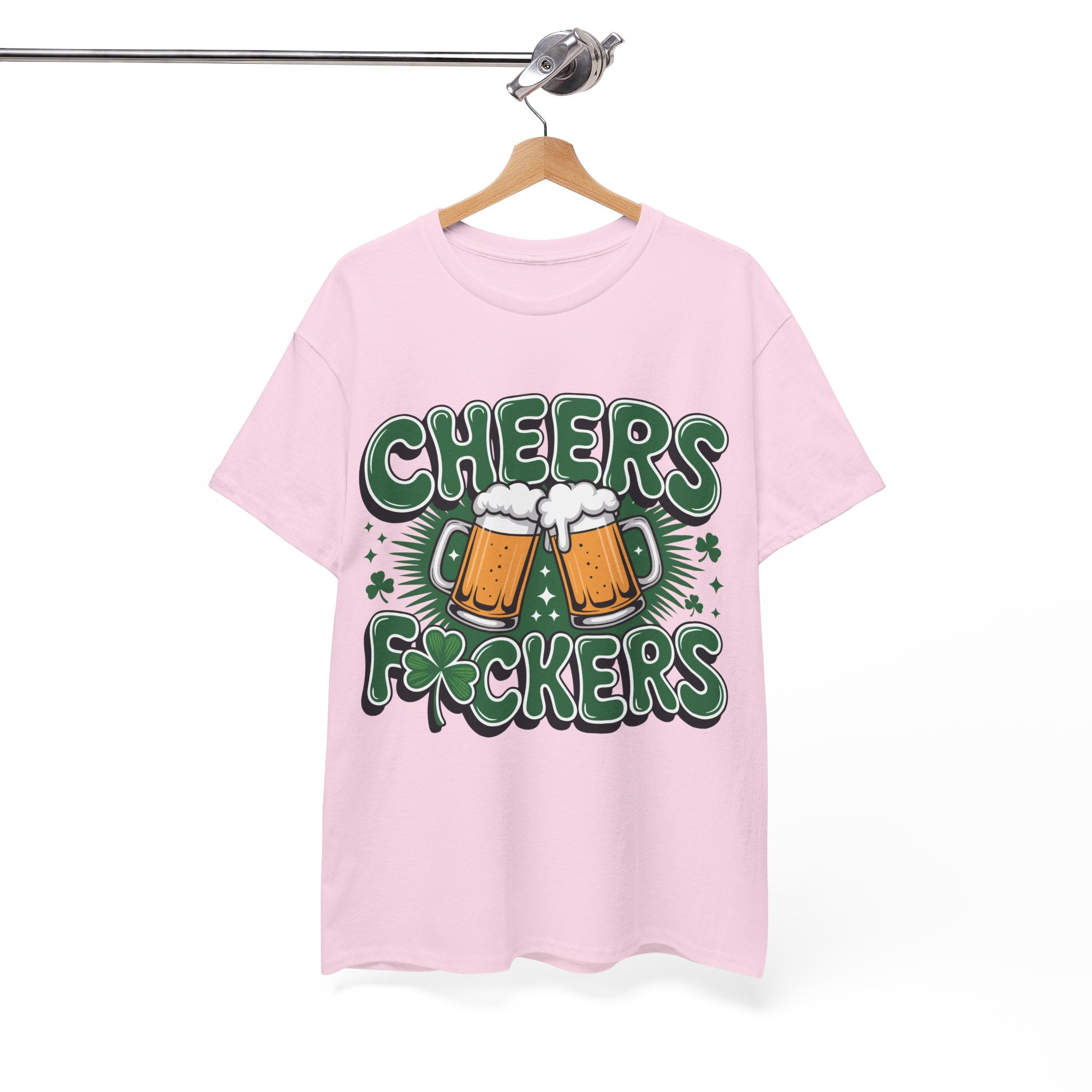Cheers Fockers Beer Clinking Mugs Unisex Cotton T-Shirt