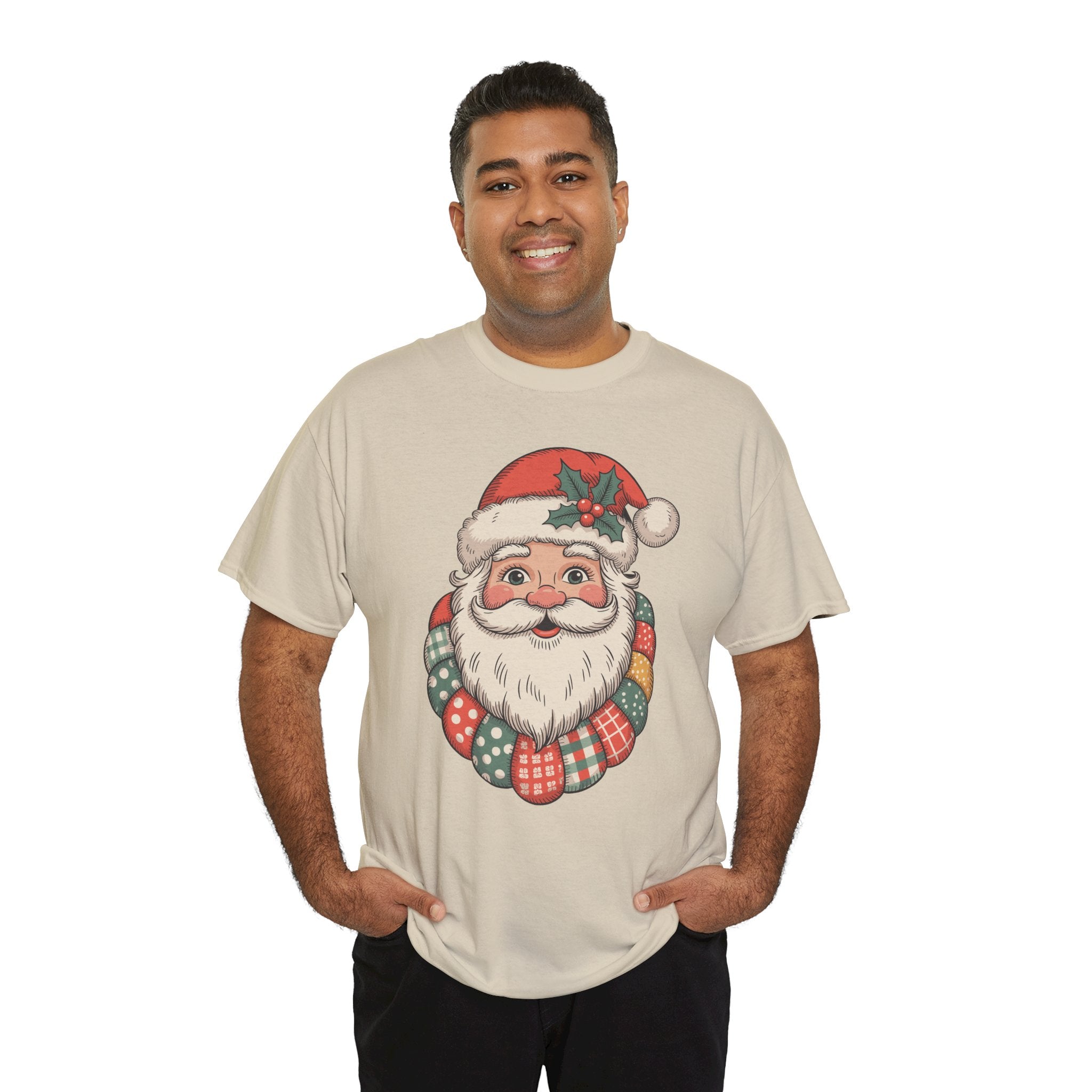 Vintage Santa Unisex Cotton Tee