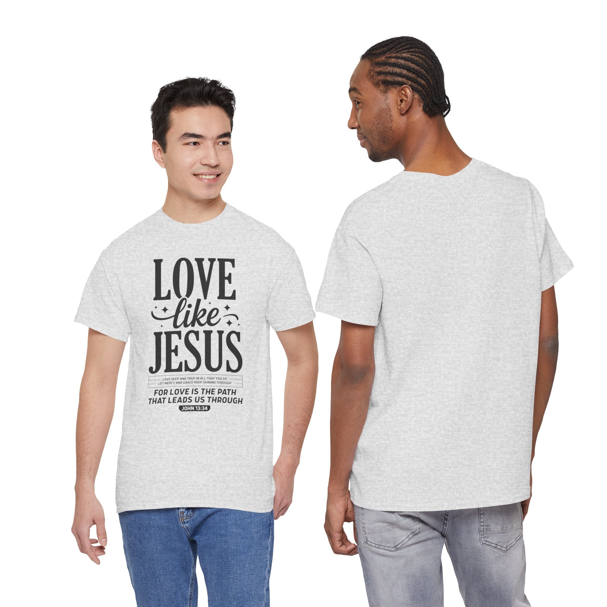 Love Like Jesus Tee — John 13:34 Faith-Inspired Christian Unisex Cotton T-Shirt