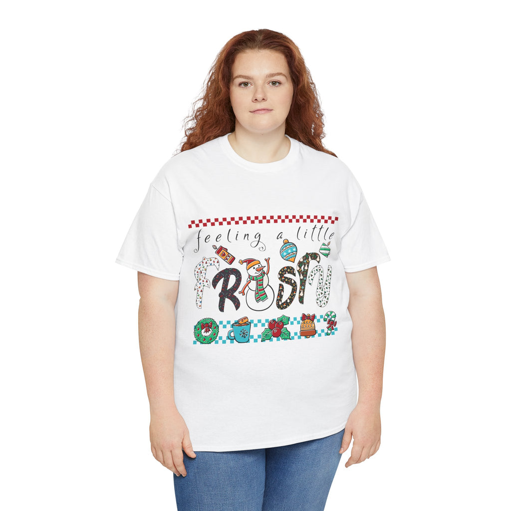 Christmas Frosty Unisex Cotton Tee