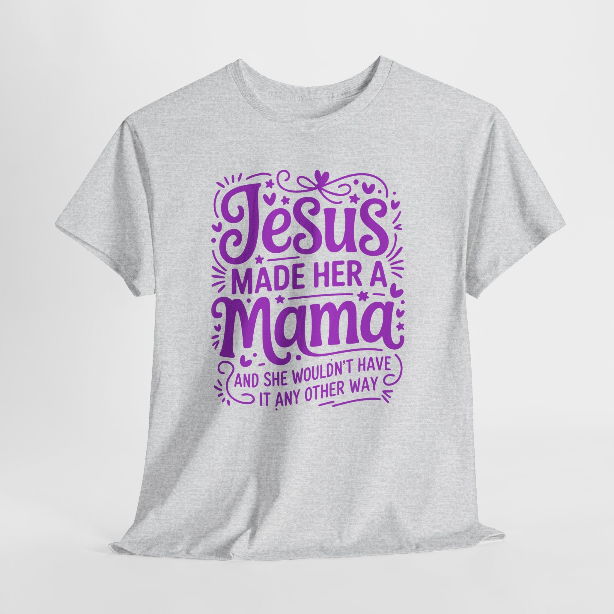 Jesus Made Her a Mama — Christian MamaUnisex Cotton T-Shirt