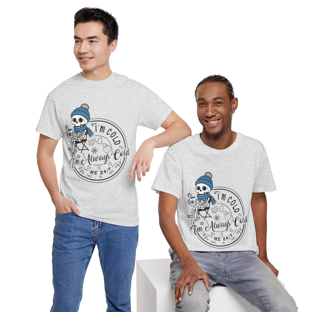 Cozy Skeleton Unisex Cotton Tee